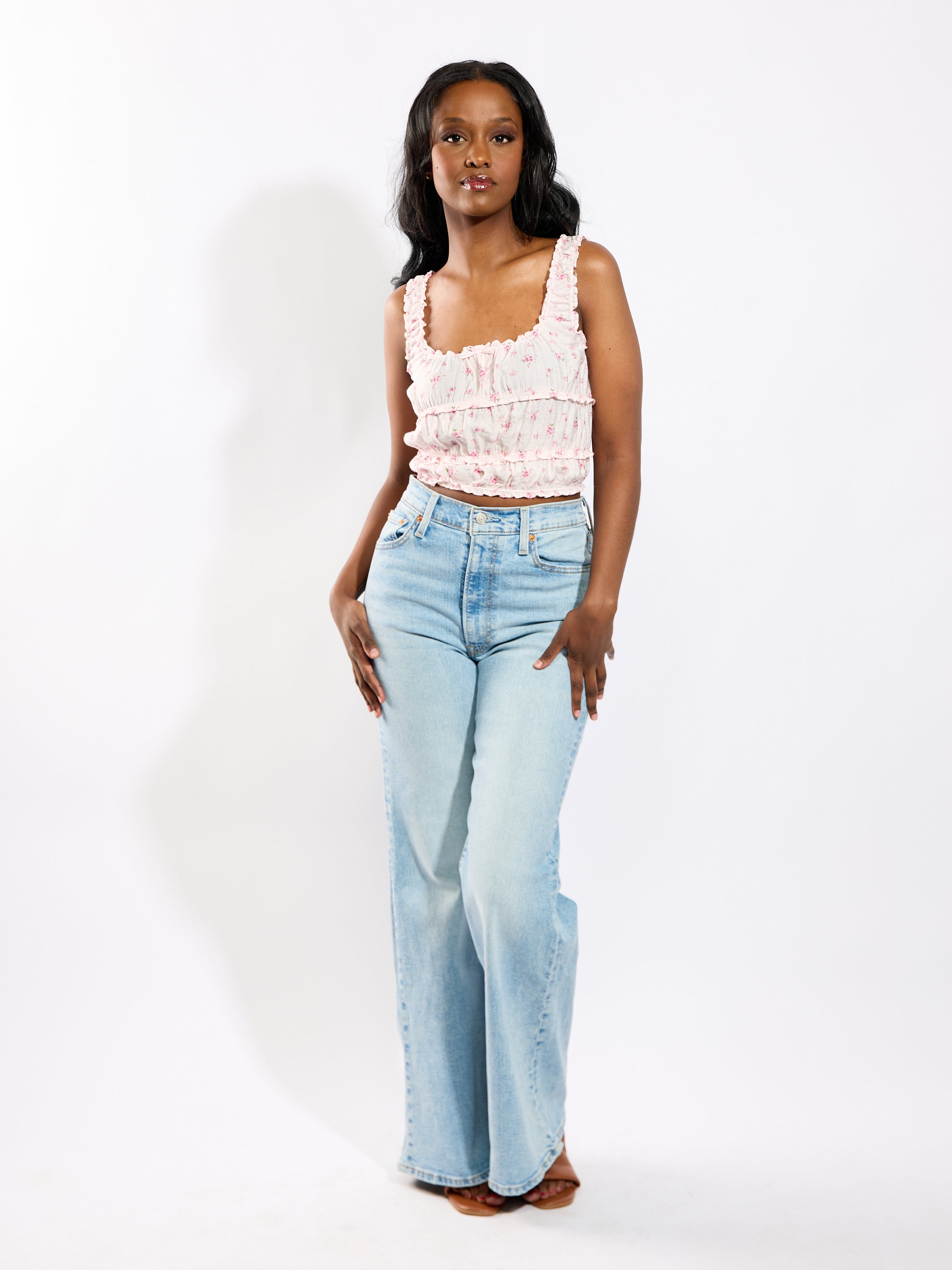Hera Smock Floral Top
