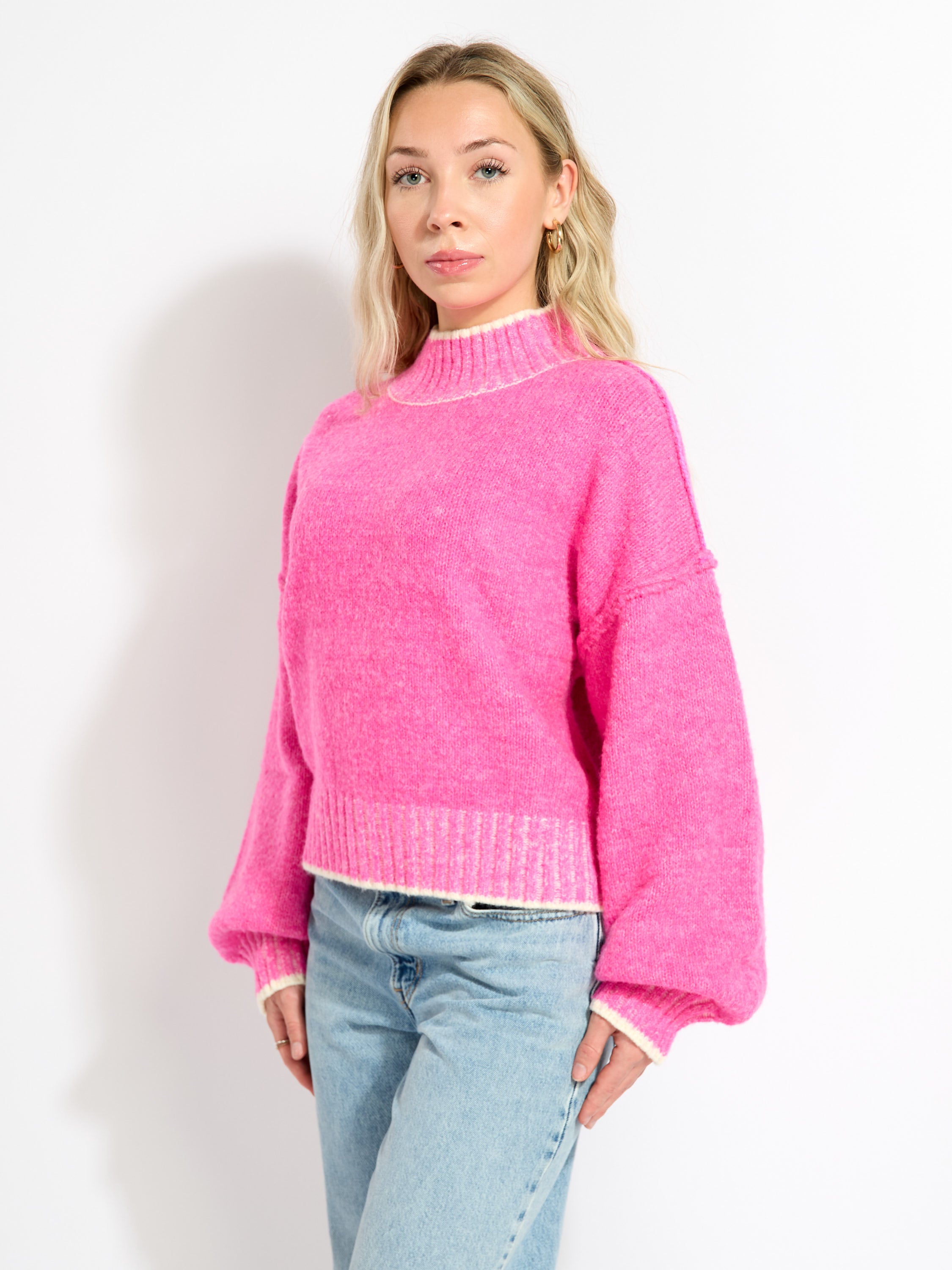Vivien Mock Neck Top
