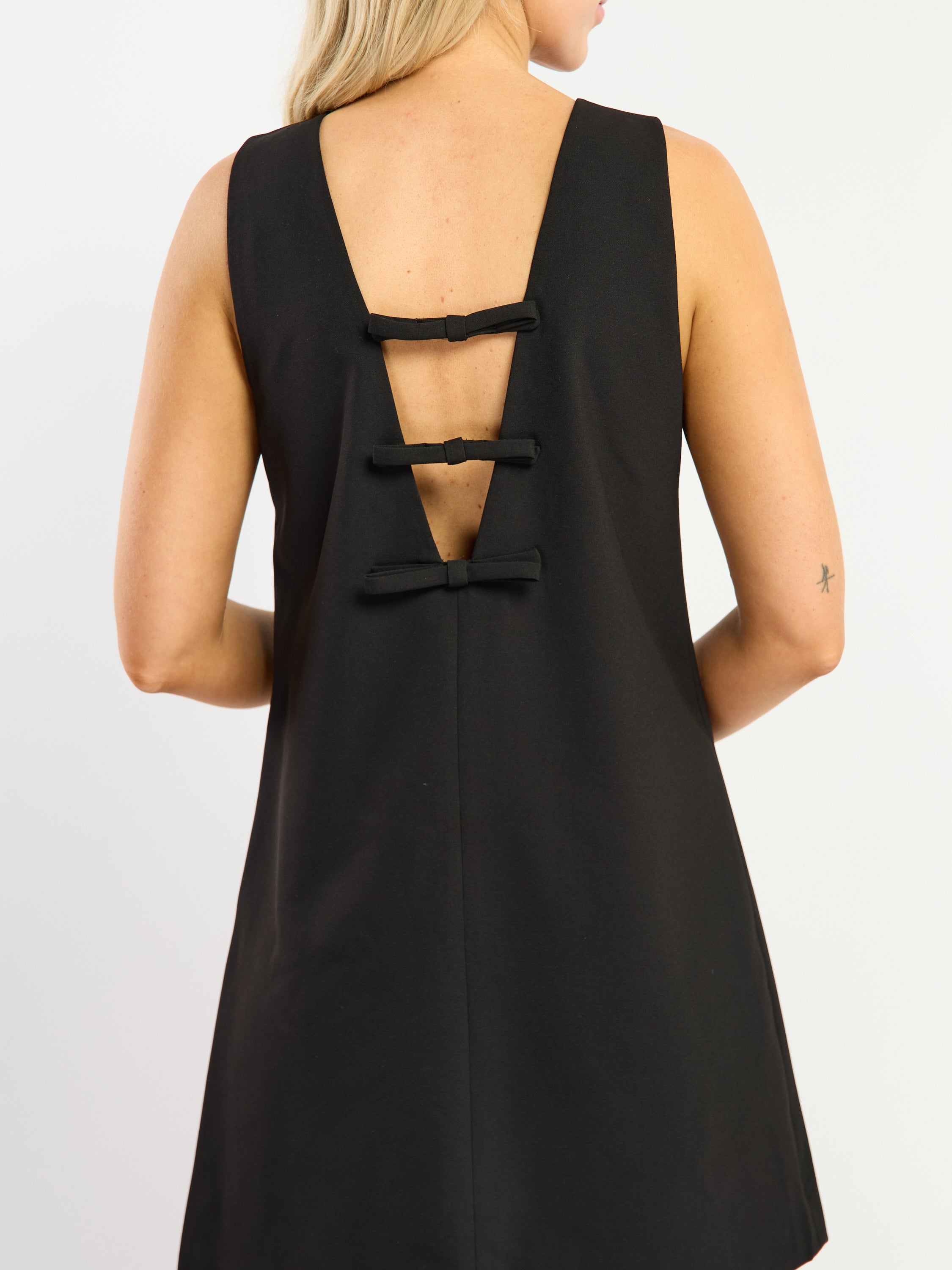 Adora Bow Short Dress