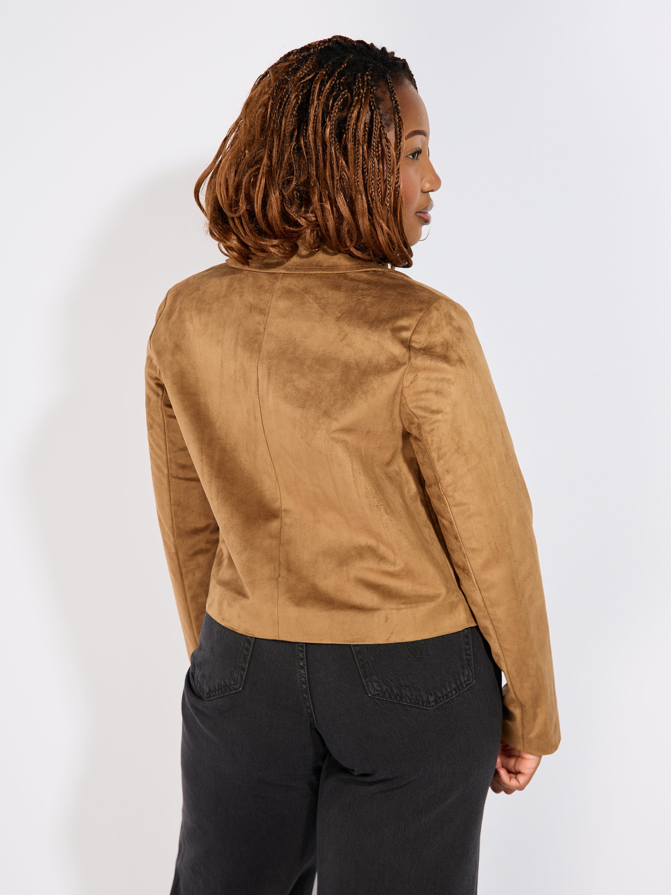 Tulip Life Faux Suede Jacket