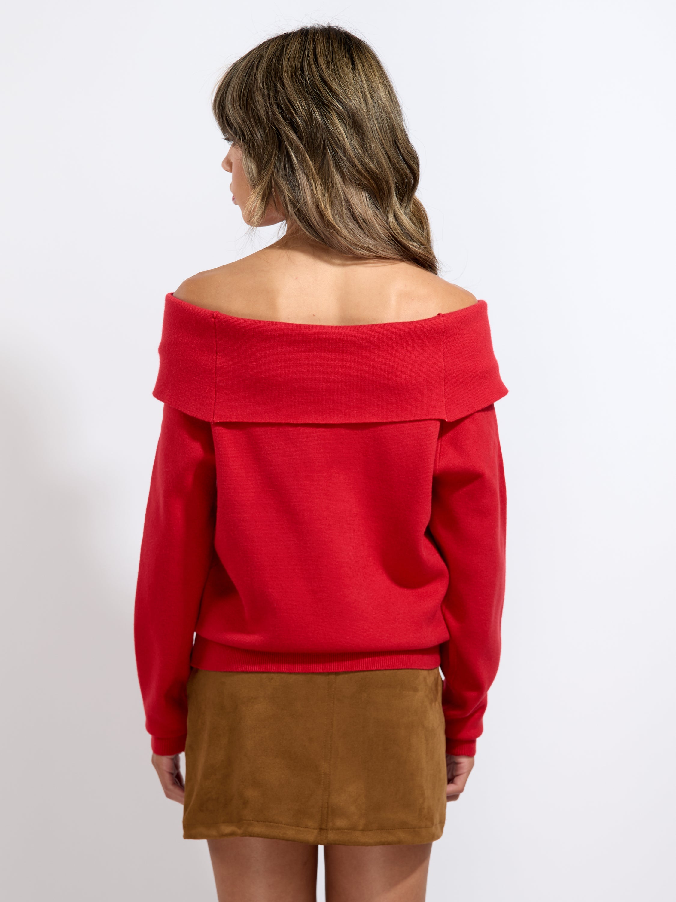 Jones Off The Shoulder Sweater