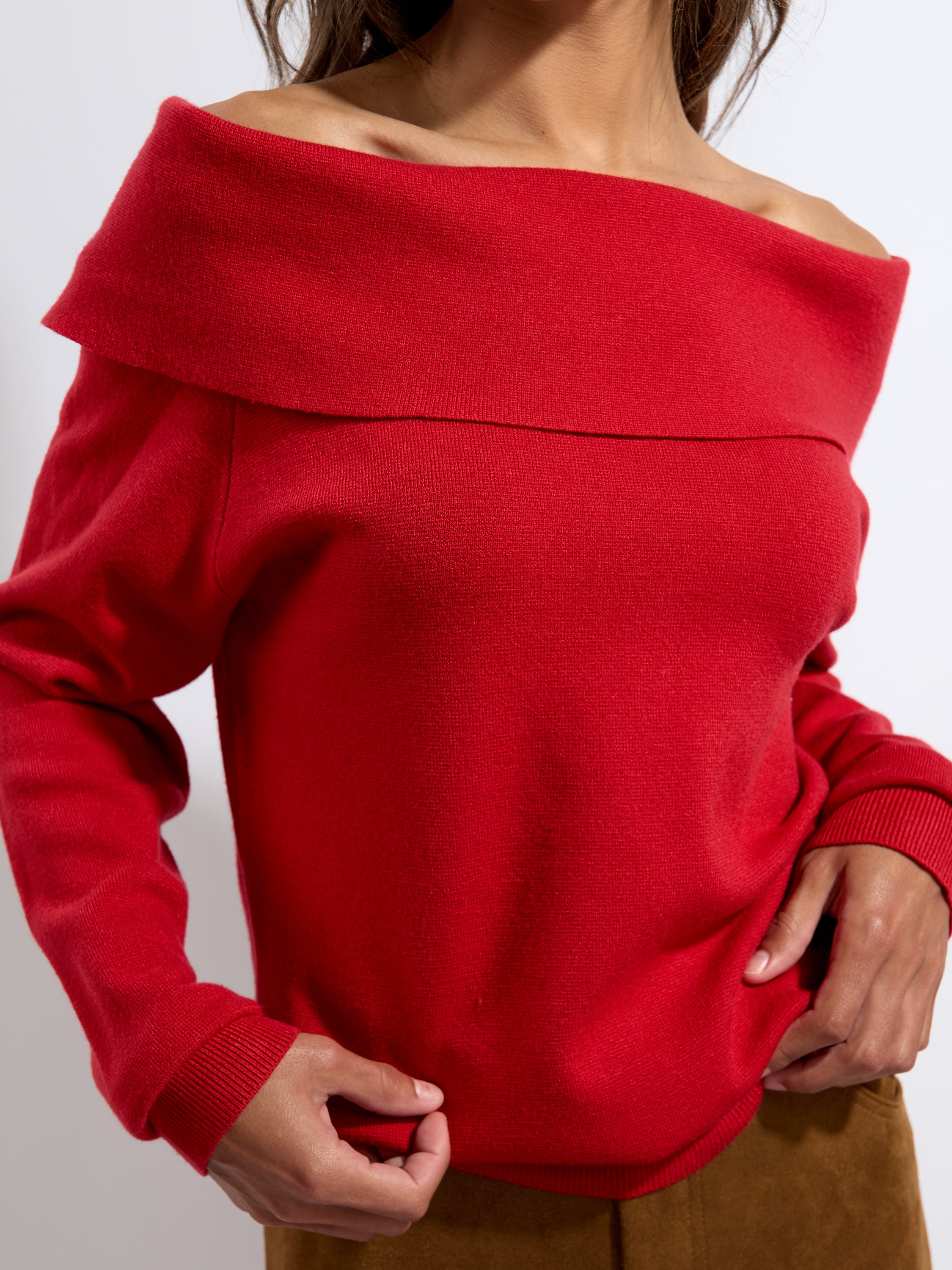 Jones Off The Shoulder Sweater