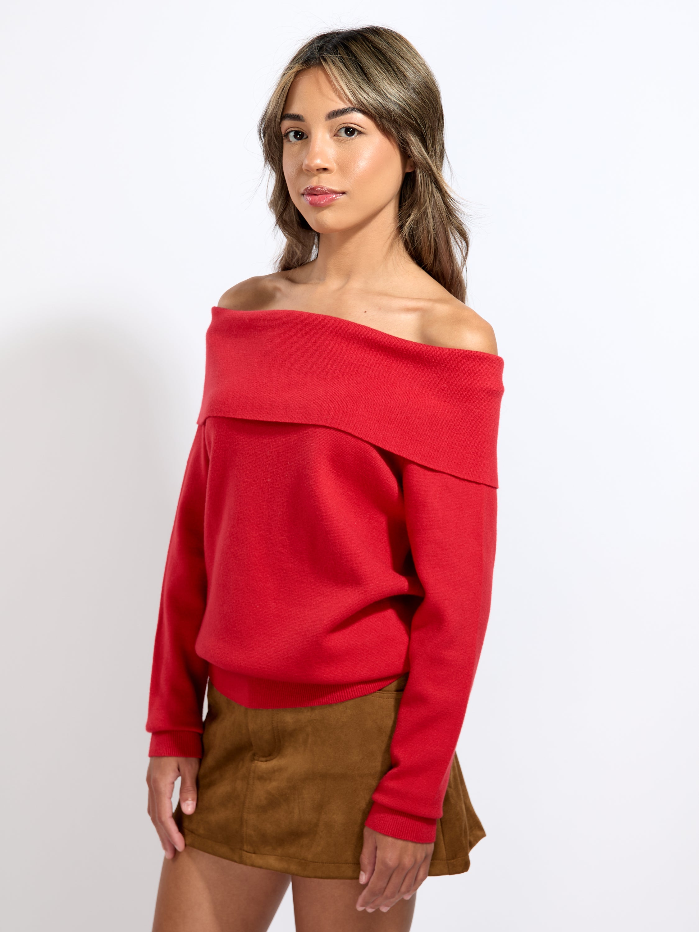 Jones Off The Shoulder Sweater