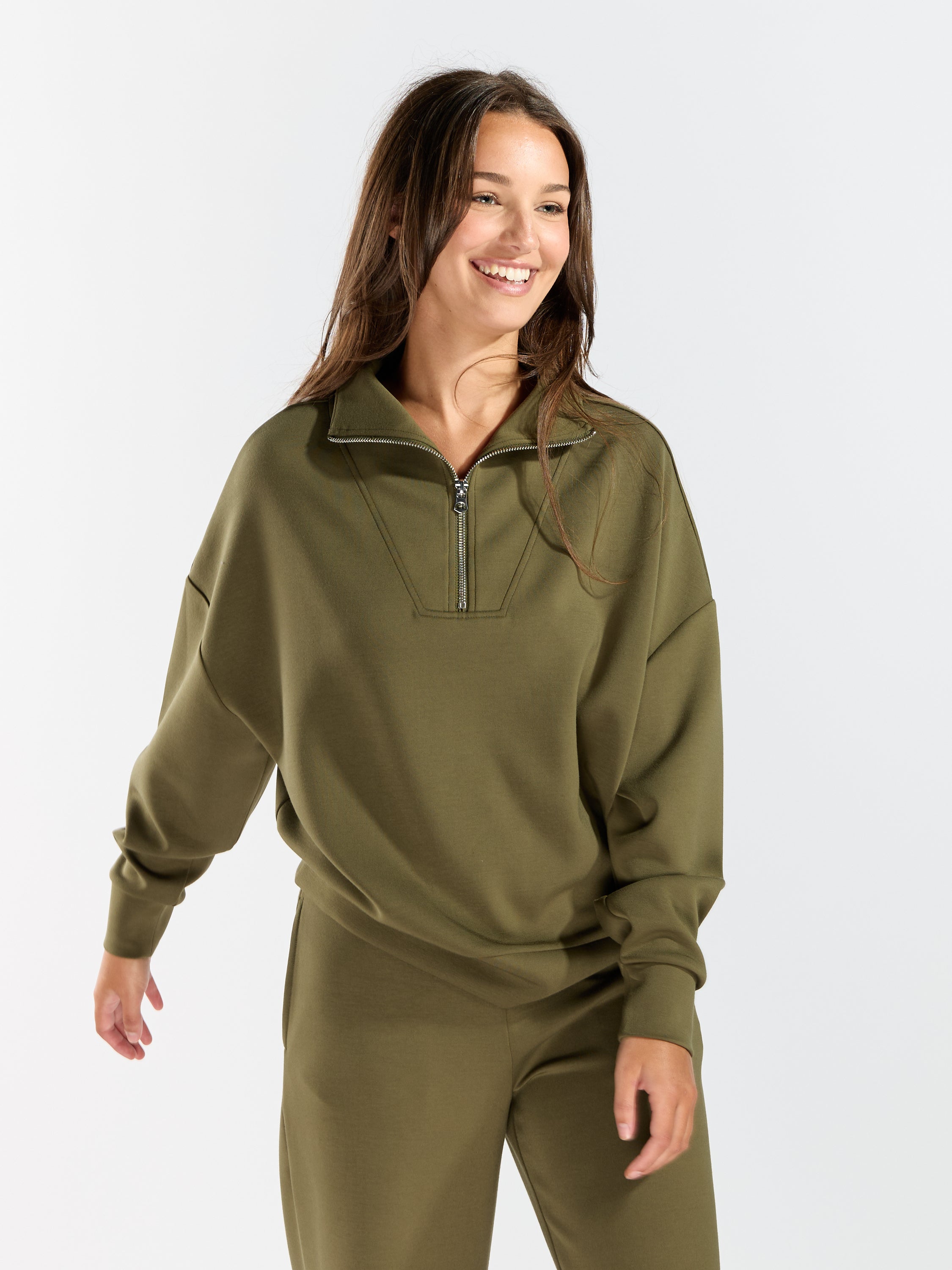 Seanni Scuba 1/4 Zip Crewneck