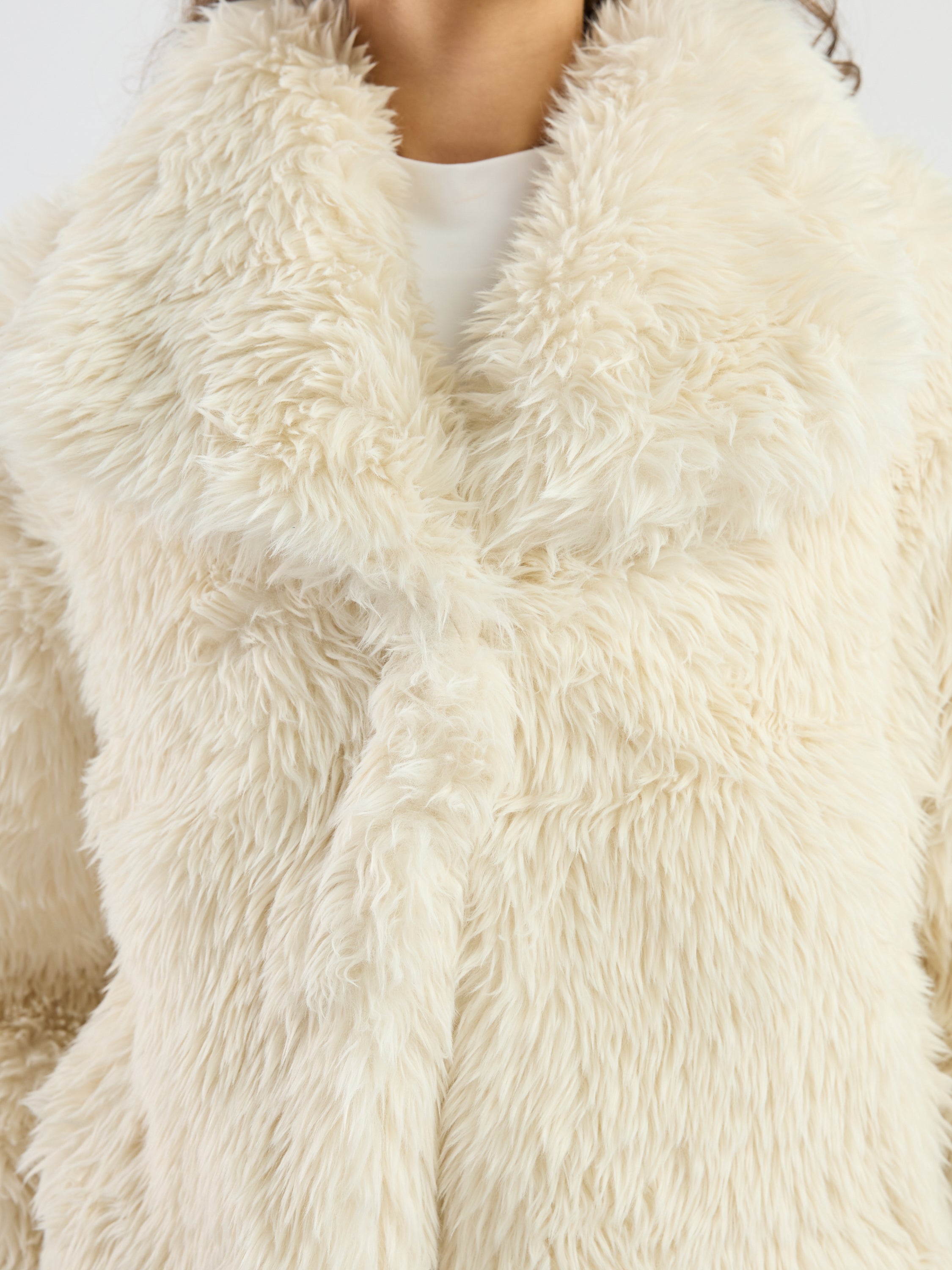 Fur Cropped Coat