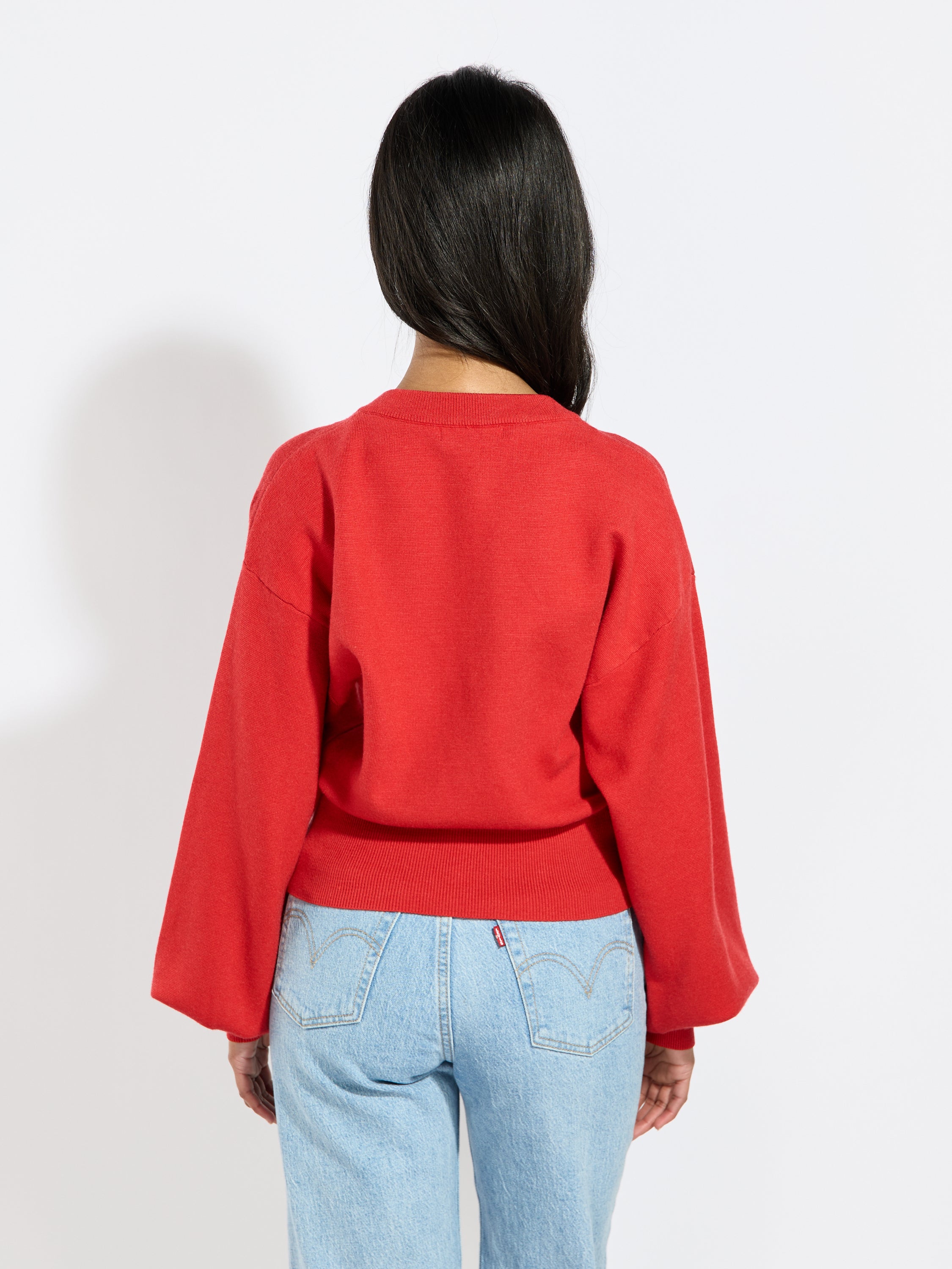 Archibald Silver Button Sweater