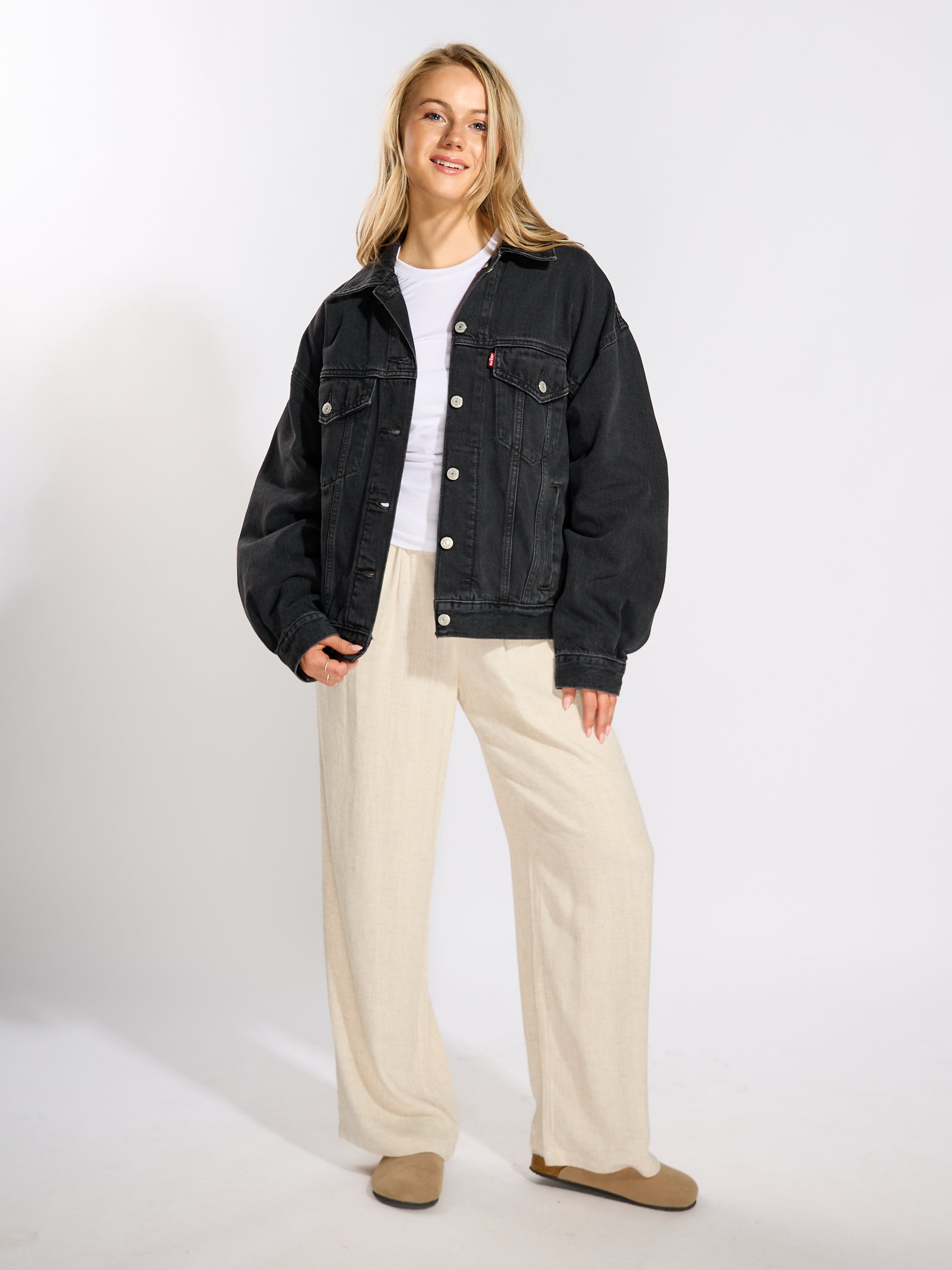 Levi's 90s Trucker Black Denim Jacket