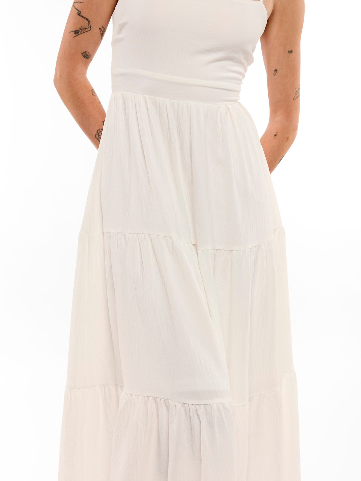 Debbie Tie Back Midi Dress