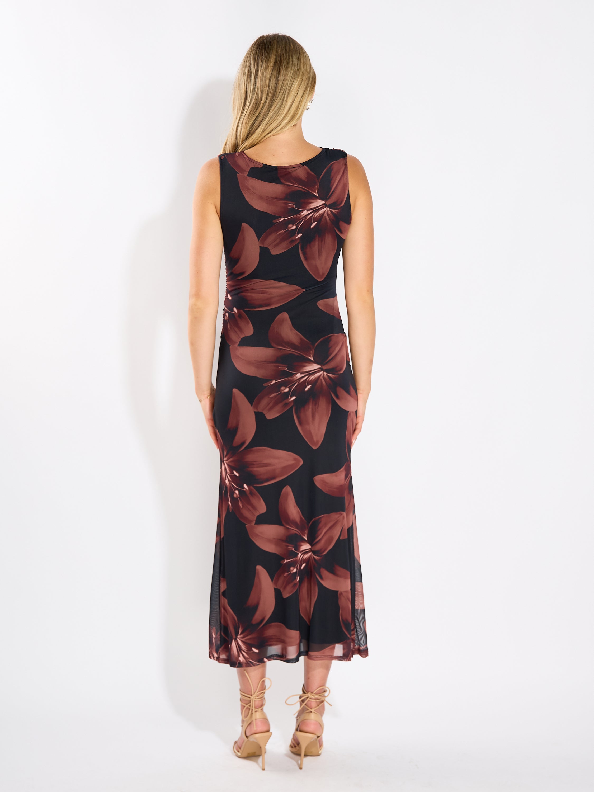 Claudia Mesh Sleeveless Dress