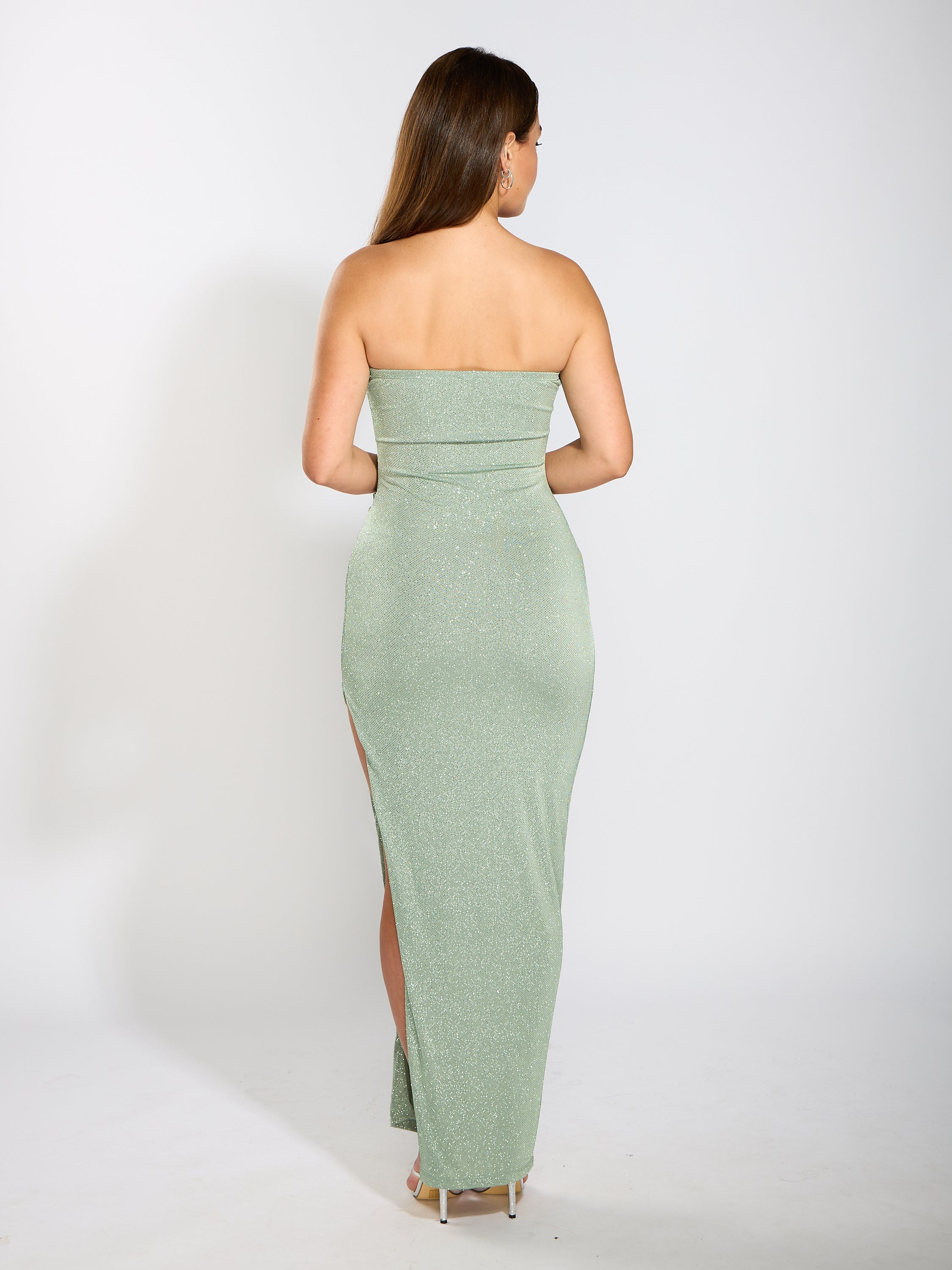 Lipa Slinky Glitter Dress