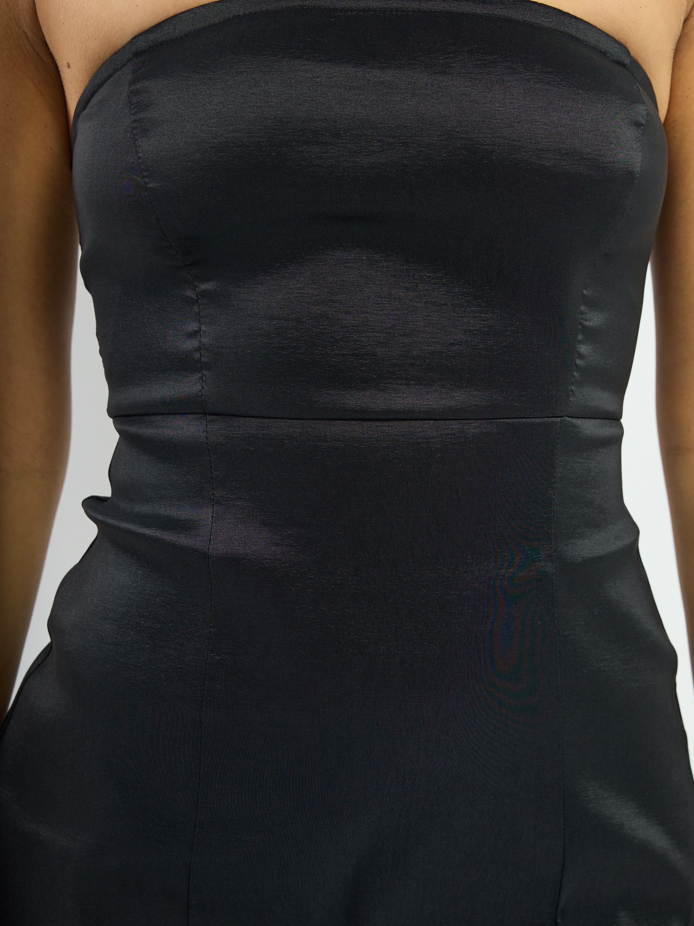 Chloe Strapless Taffeta Mini Dress