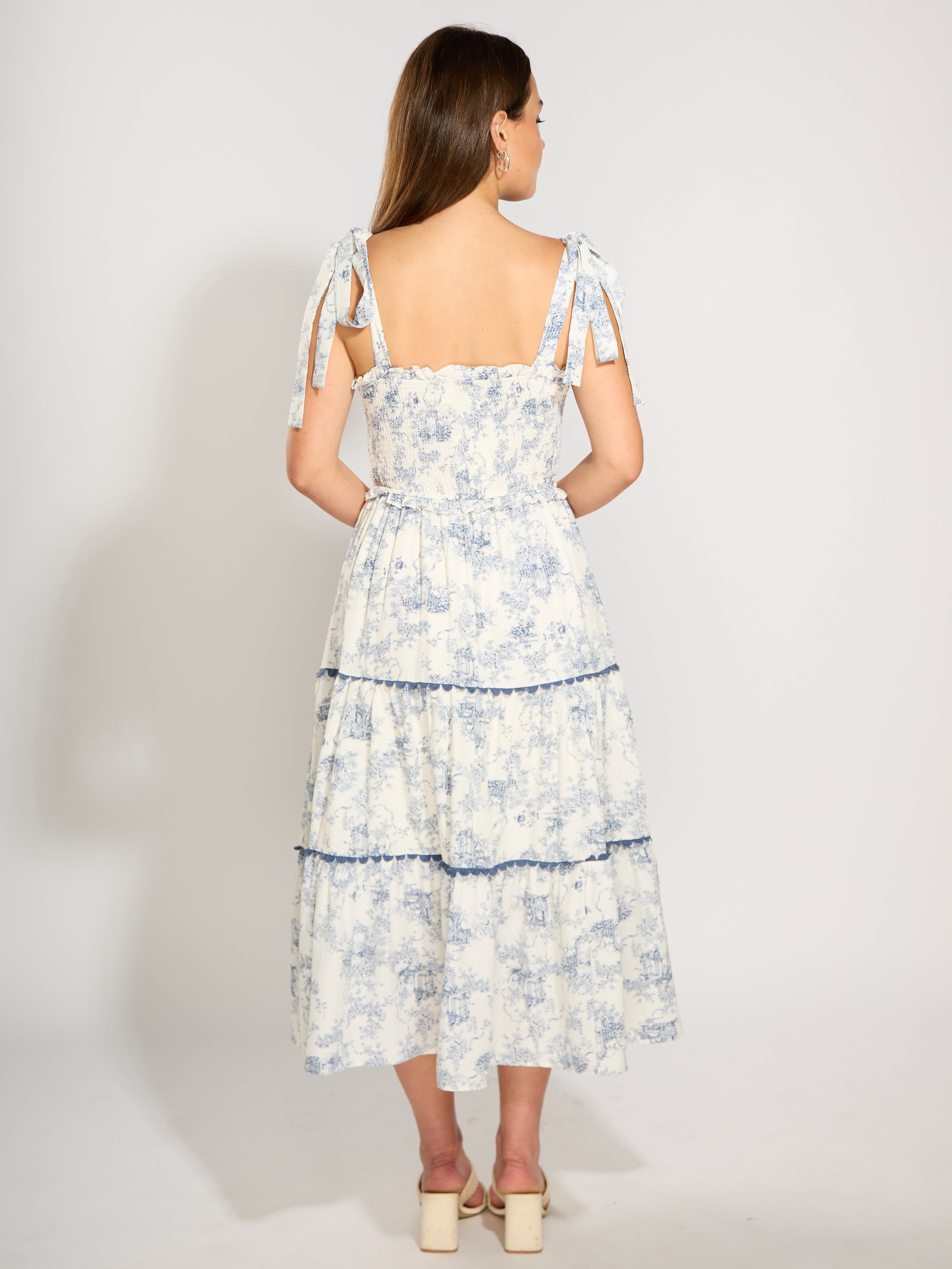 Joy Tie Shoulder Maxi Dress