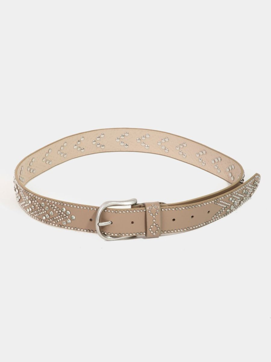 Western Rhinestone Studded Belt