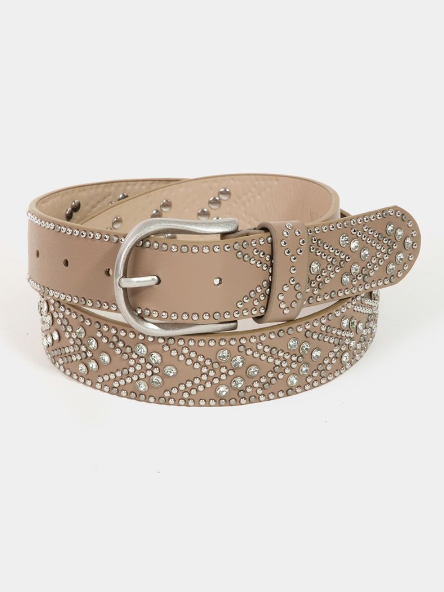 Western Rhinestone Studded Belt