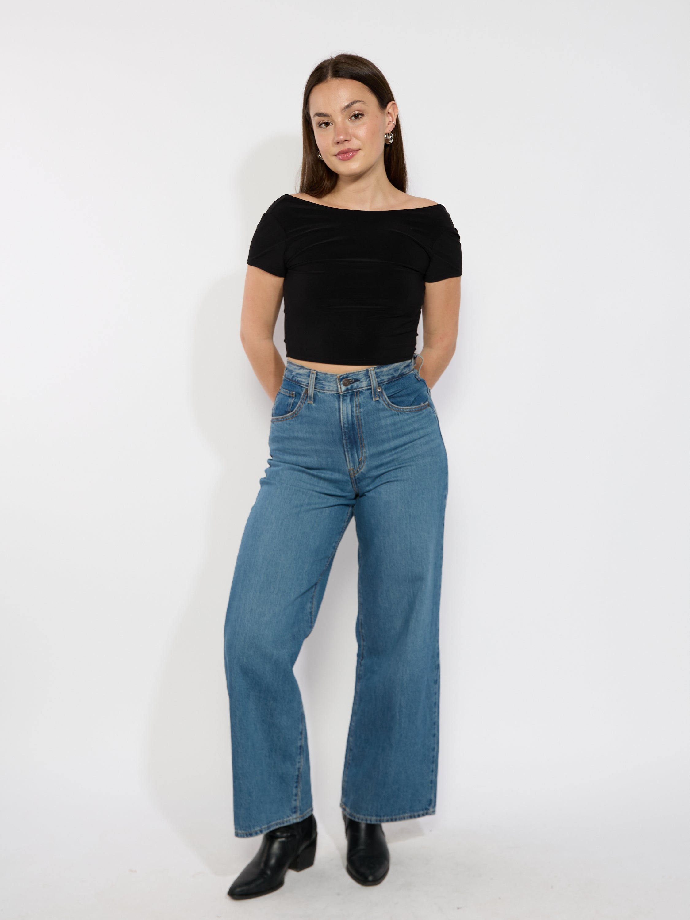 Arlo Open Back Tie Top