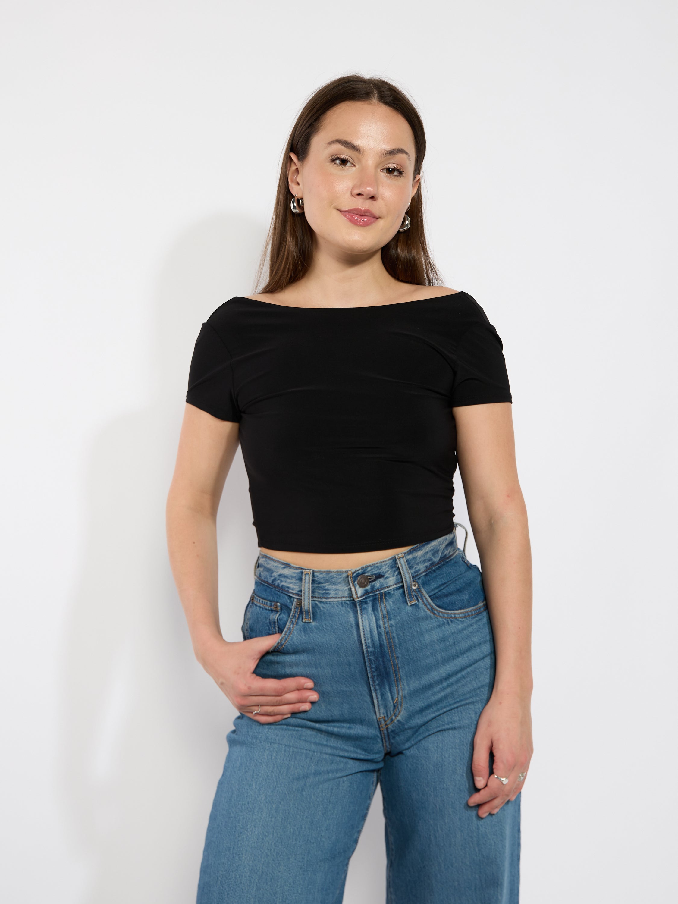Arlo Open Back Tie Top