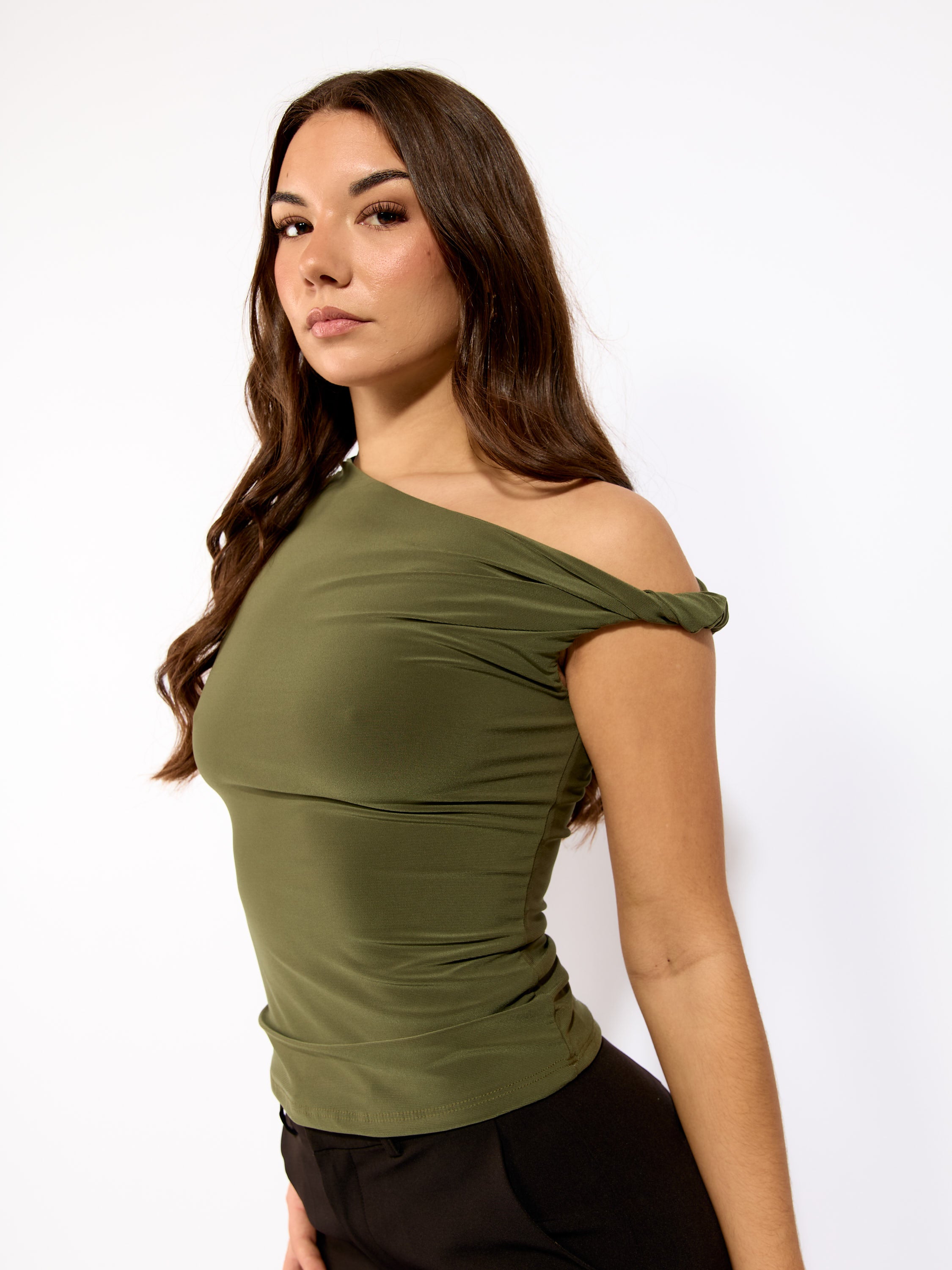 Veda Twist Shoulder Top