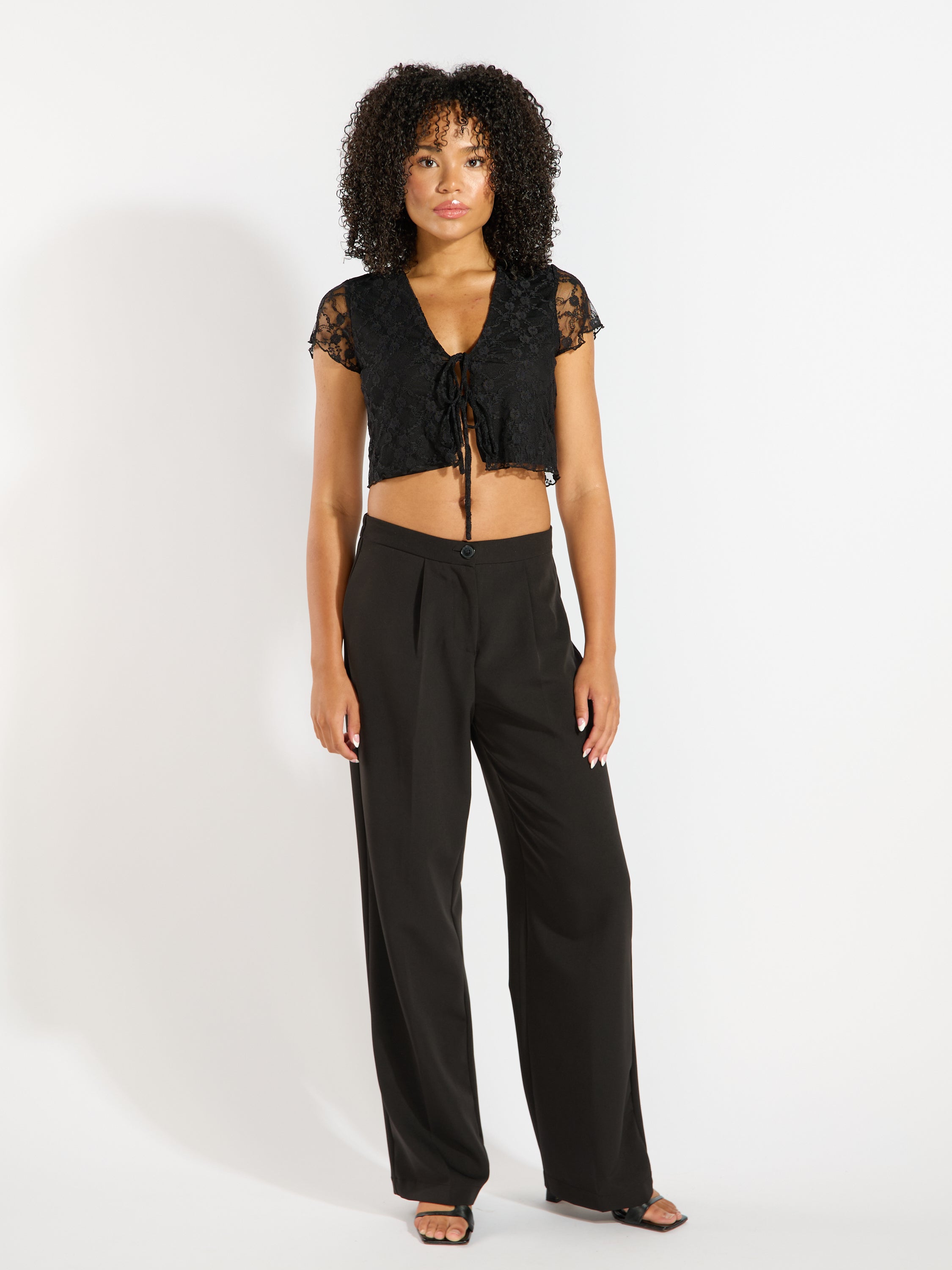 Jackson Lace Tie Top