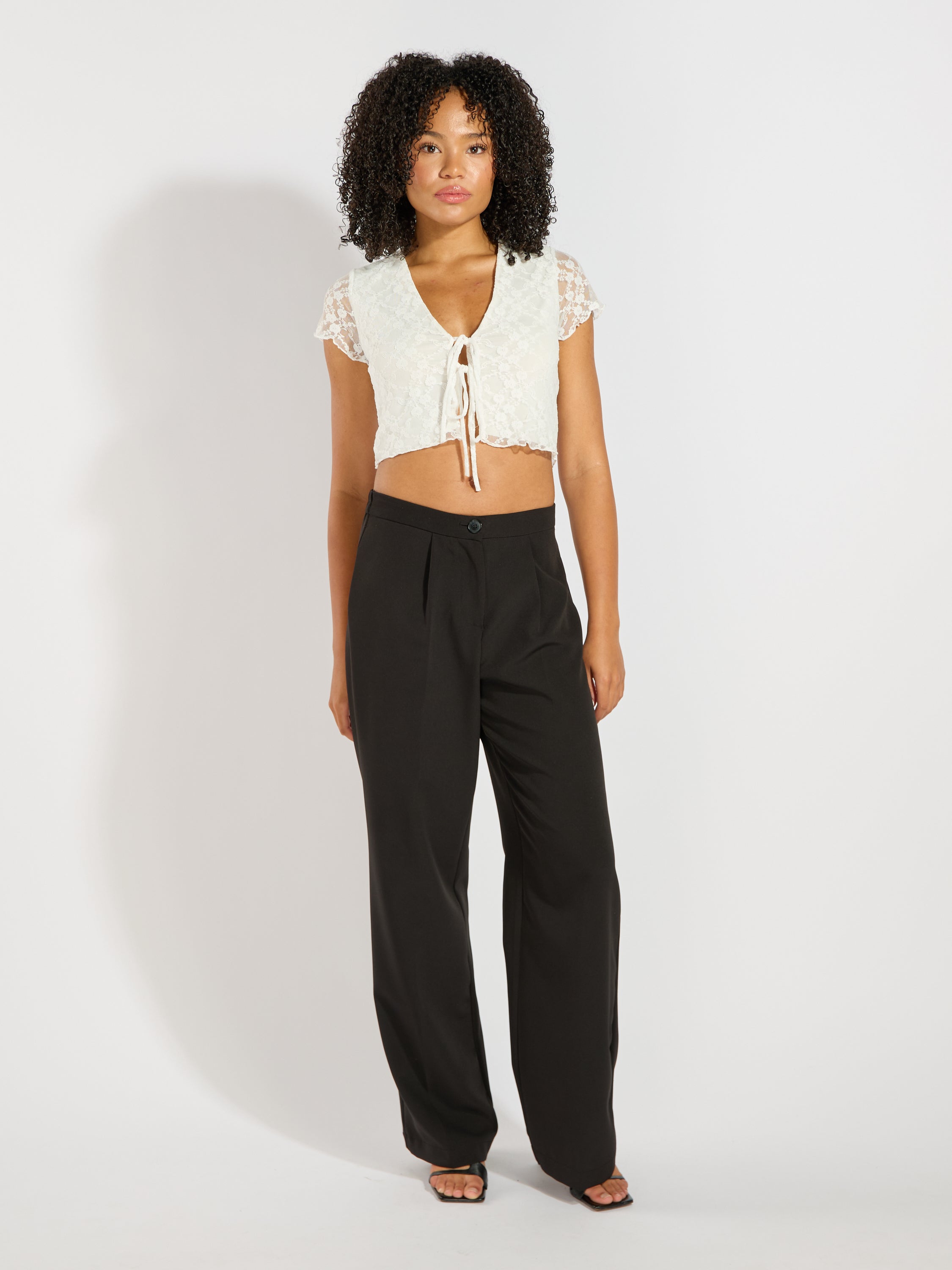 Jackson Lace Tie Top
