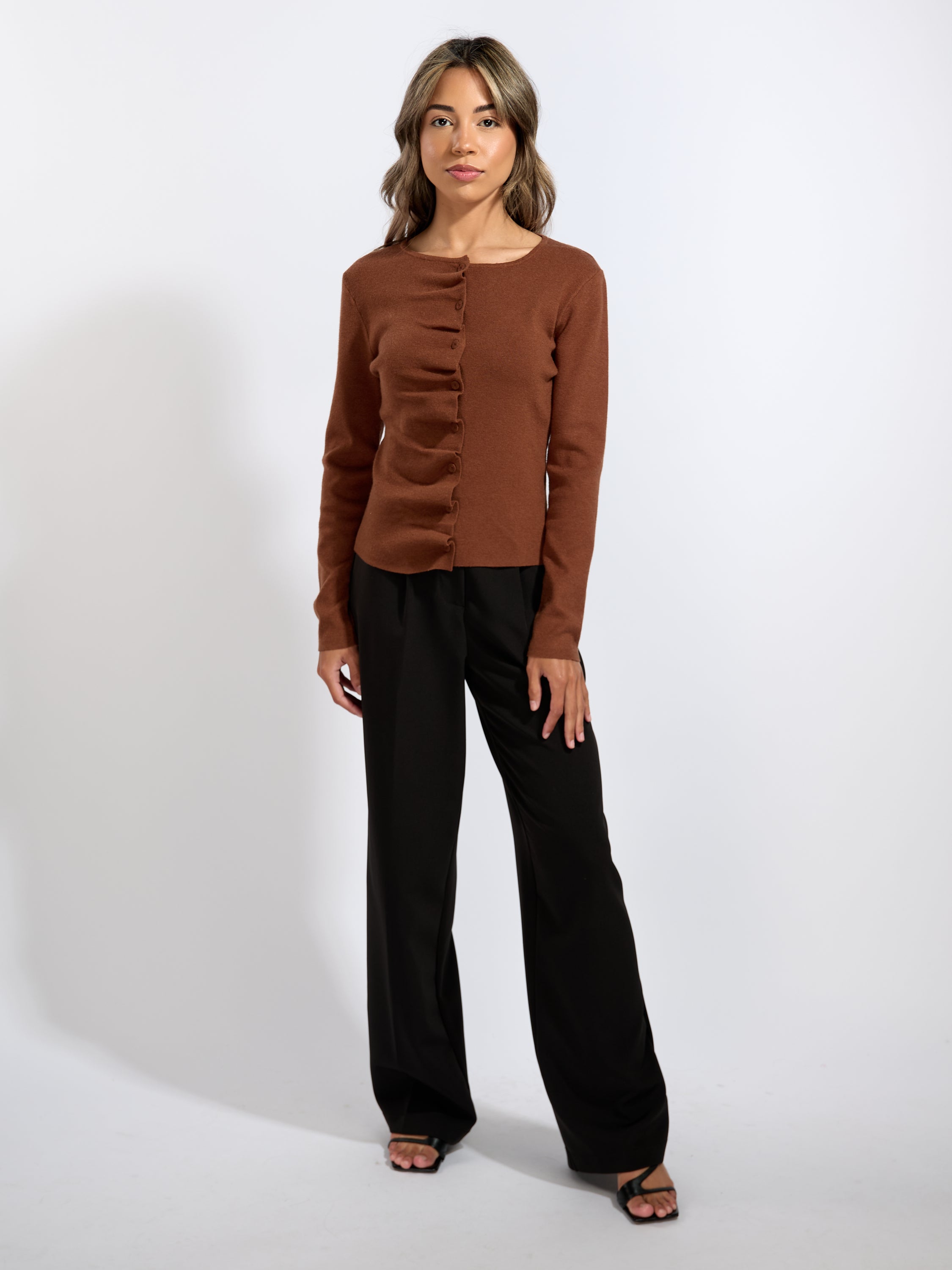 Margaret Crew Long Sleeve Top