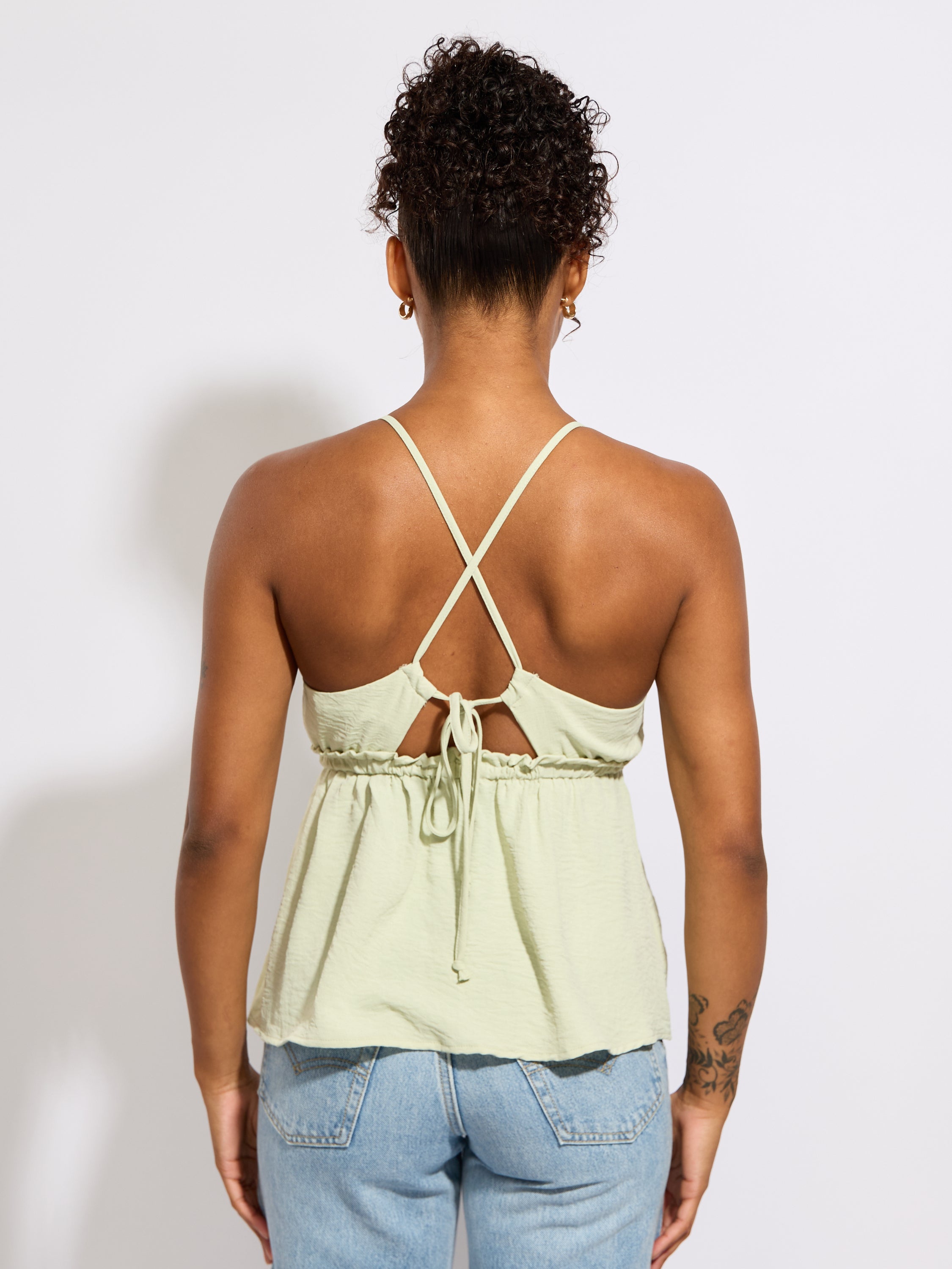 Peplum V-Neck Blouse