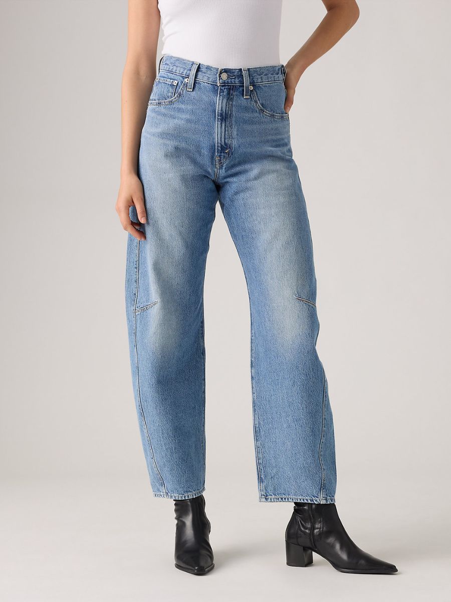 Levi's Cinch Barrel Let Love In Jeans