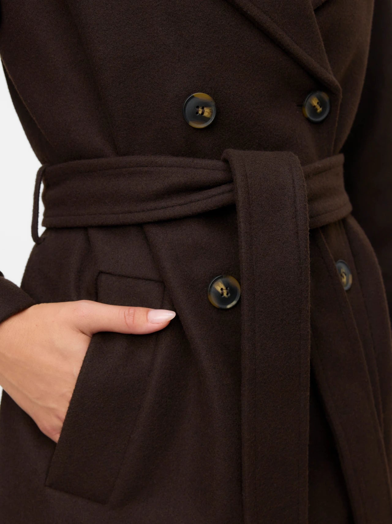 Vero Moda Fortune Vega Long Belted Coat