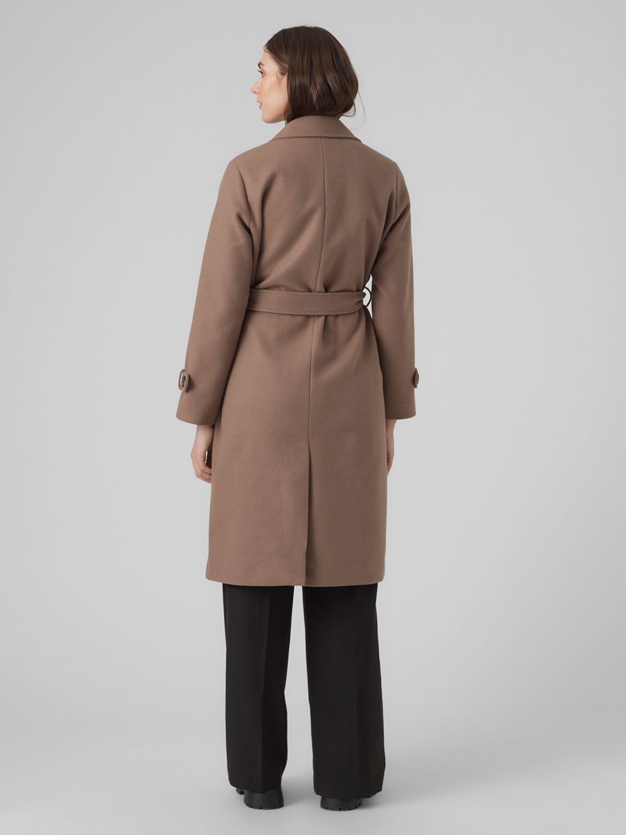 Vero Moda Fortune Vega Long Belted Coat