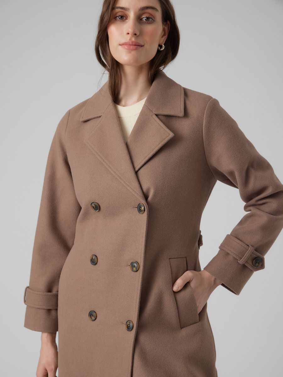 Vero Moda Fortune Vega Long Belted Coat