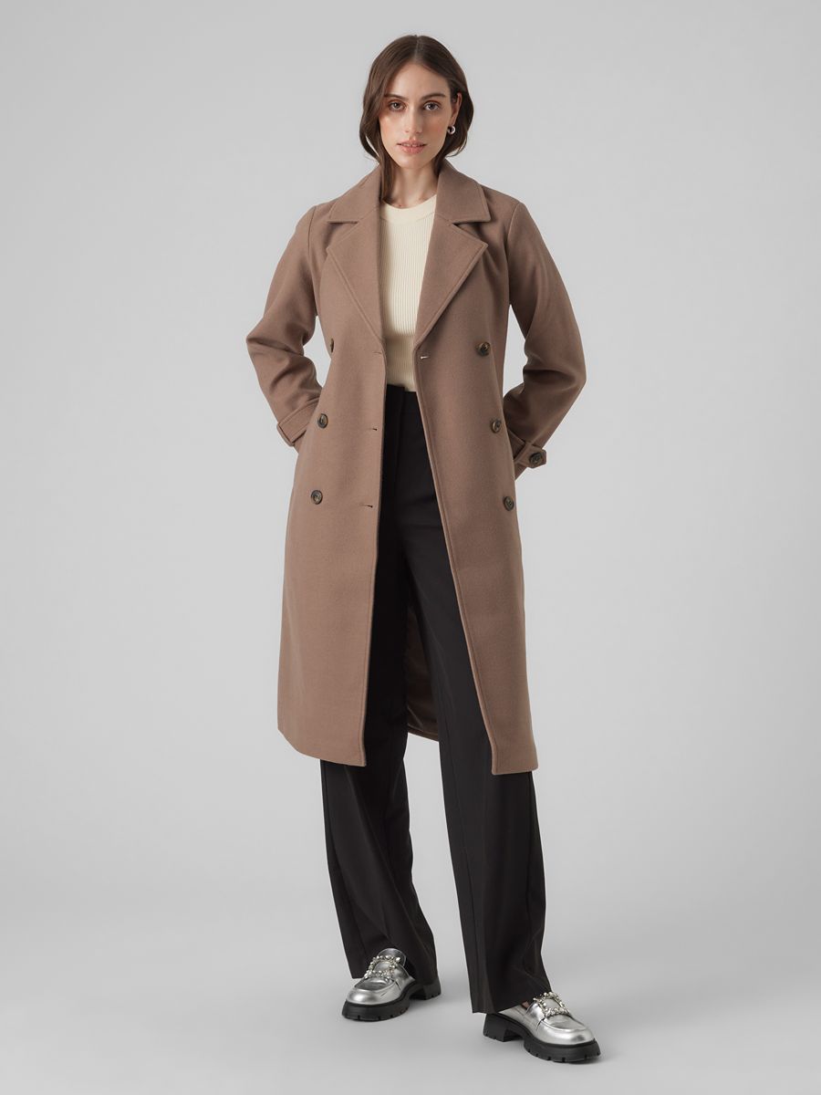 Vero Moda Fortune Vega Long Belted Coat