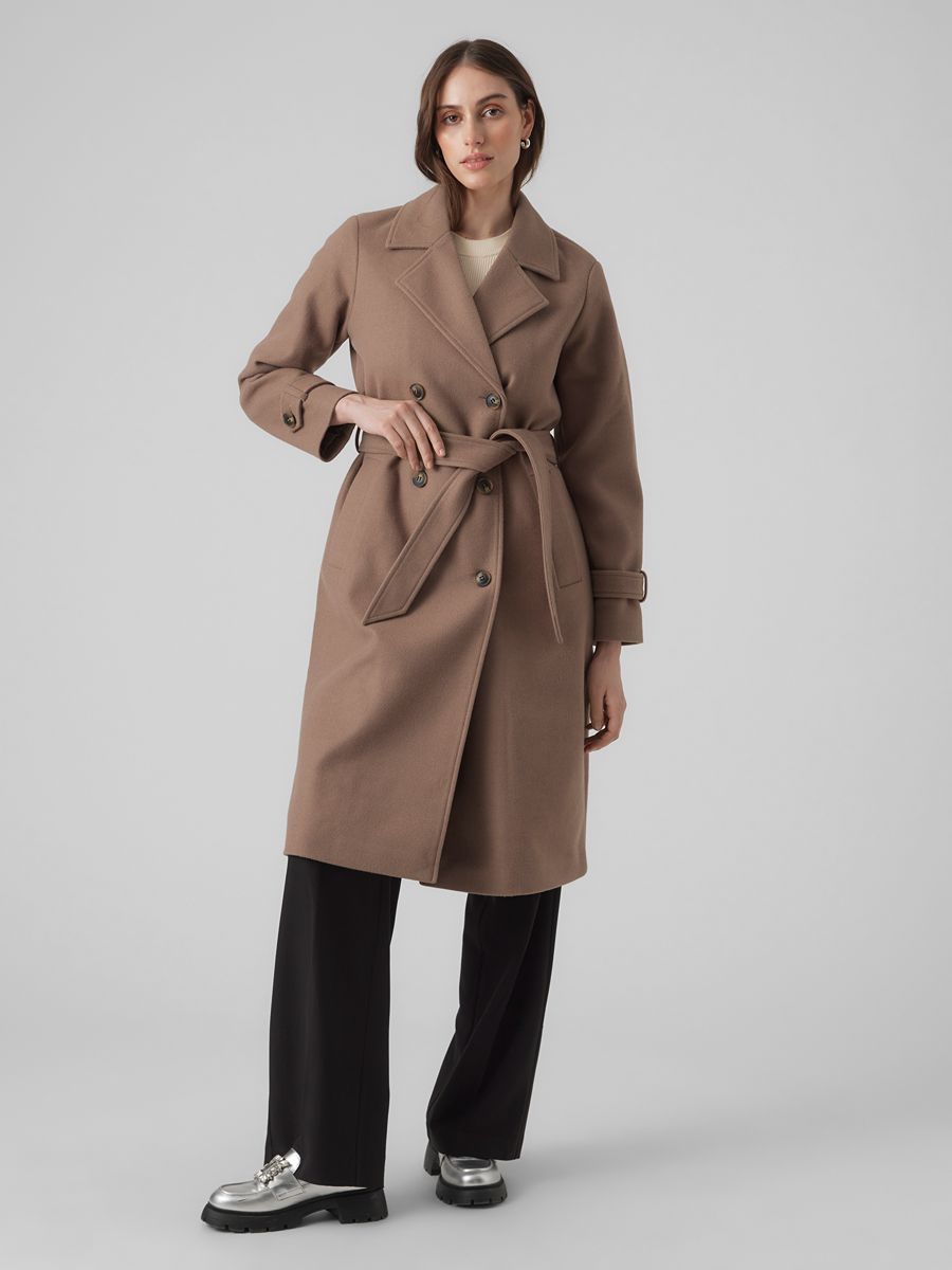 Vero Moda Fortune Vega Long Belted Coat