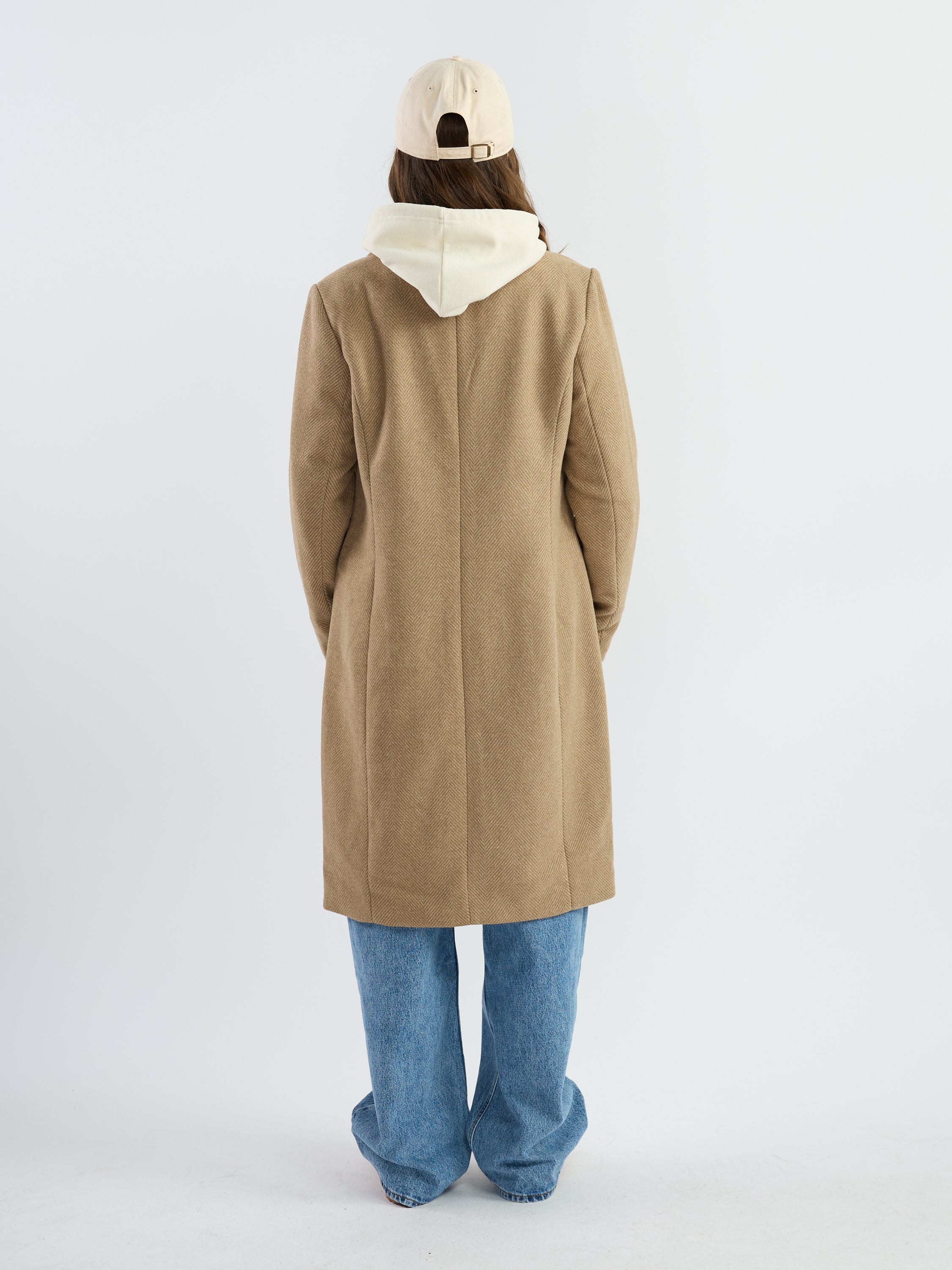 Vero Moda Blaza Herringbone-Long Coat