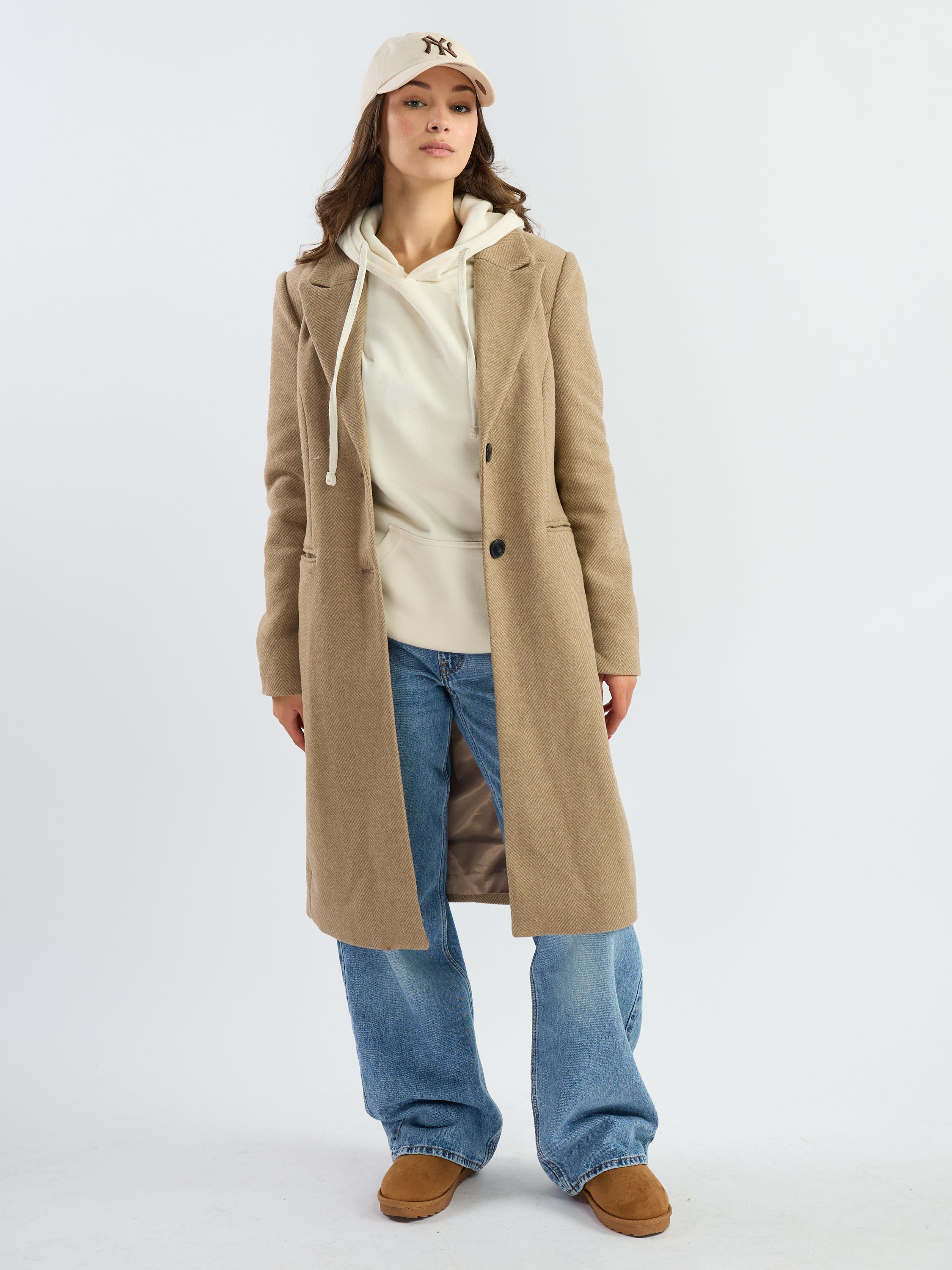 Vero Moda Blaza Herringbone-Long Coat