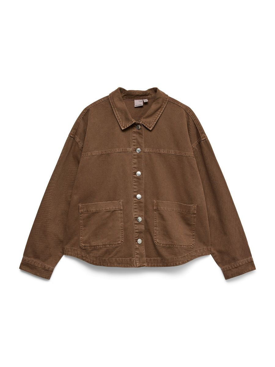 Vero Moda Jamie Long Sleeve Denim Shacket