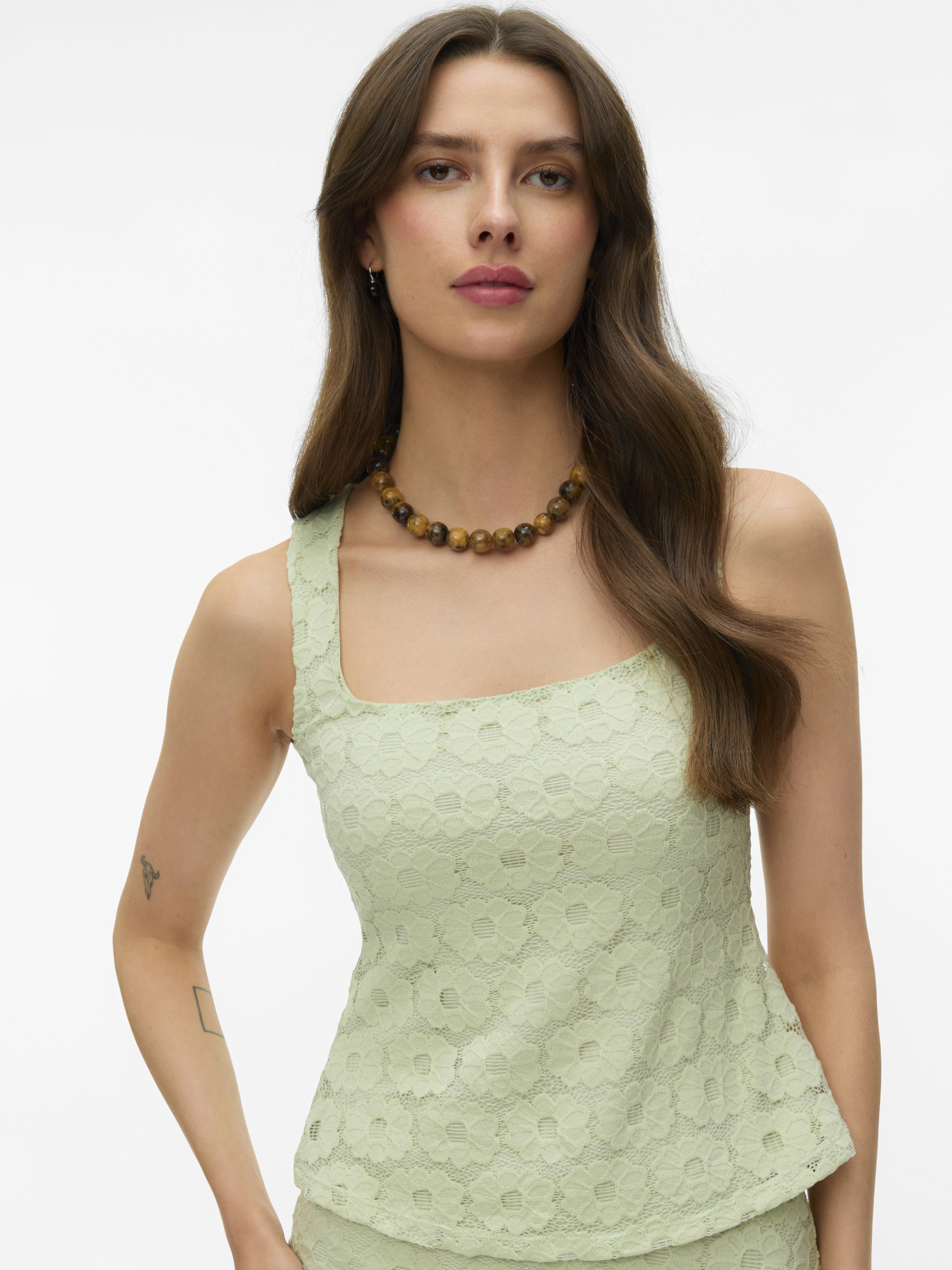 Vero Moda Janelle Sleeveless Square Neck Top