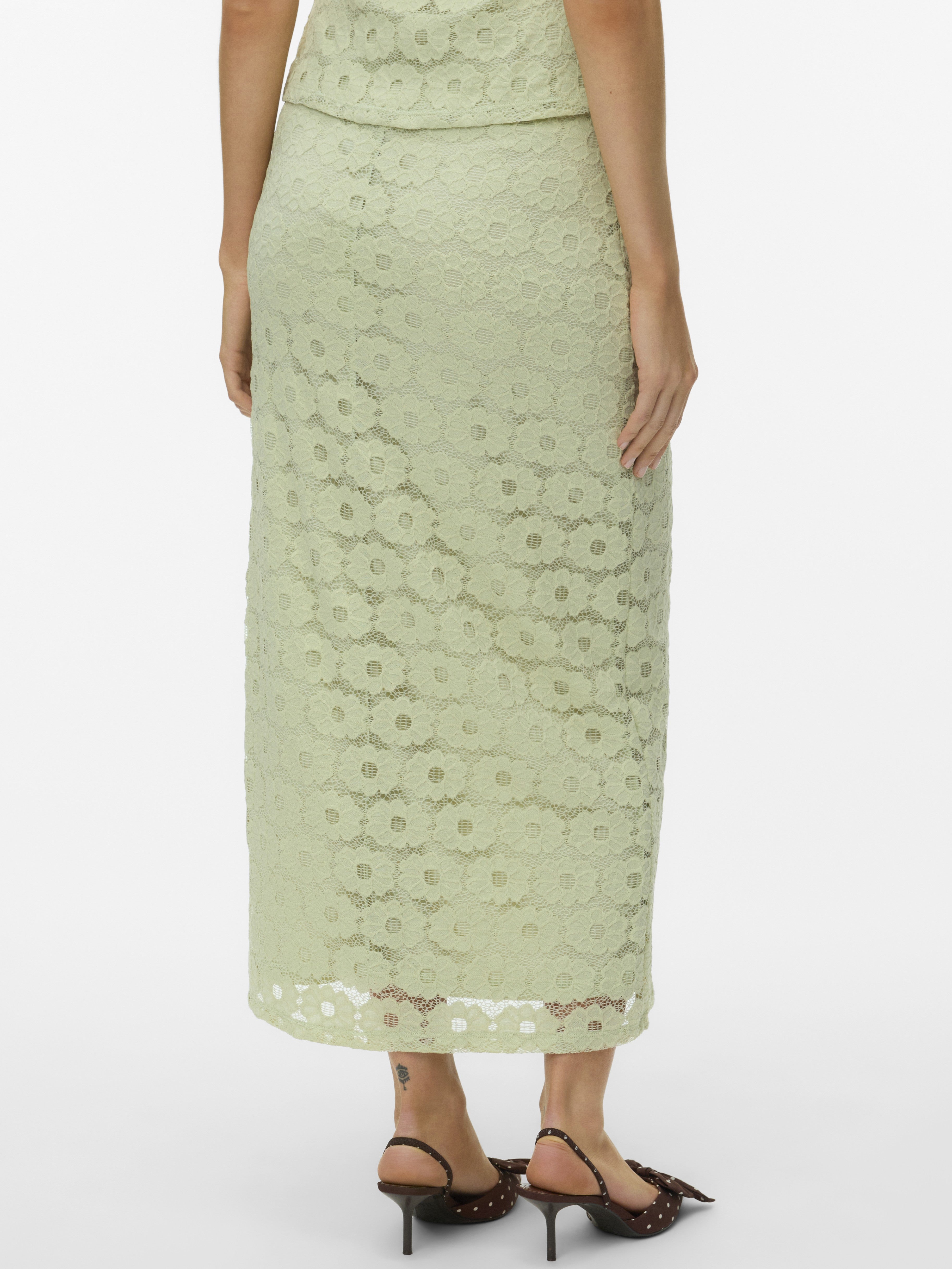 Vero Moda Janelle High Waist Ankle Skirt