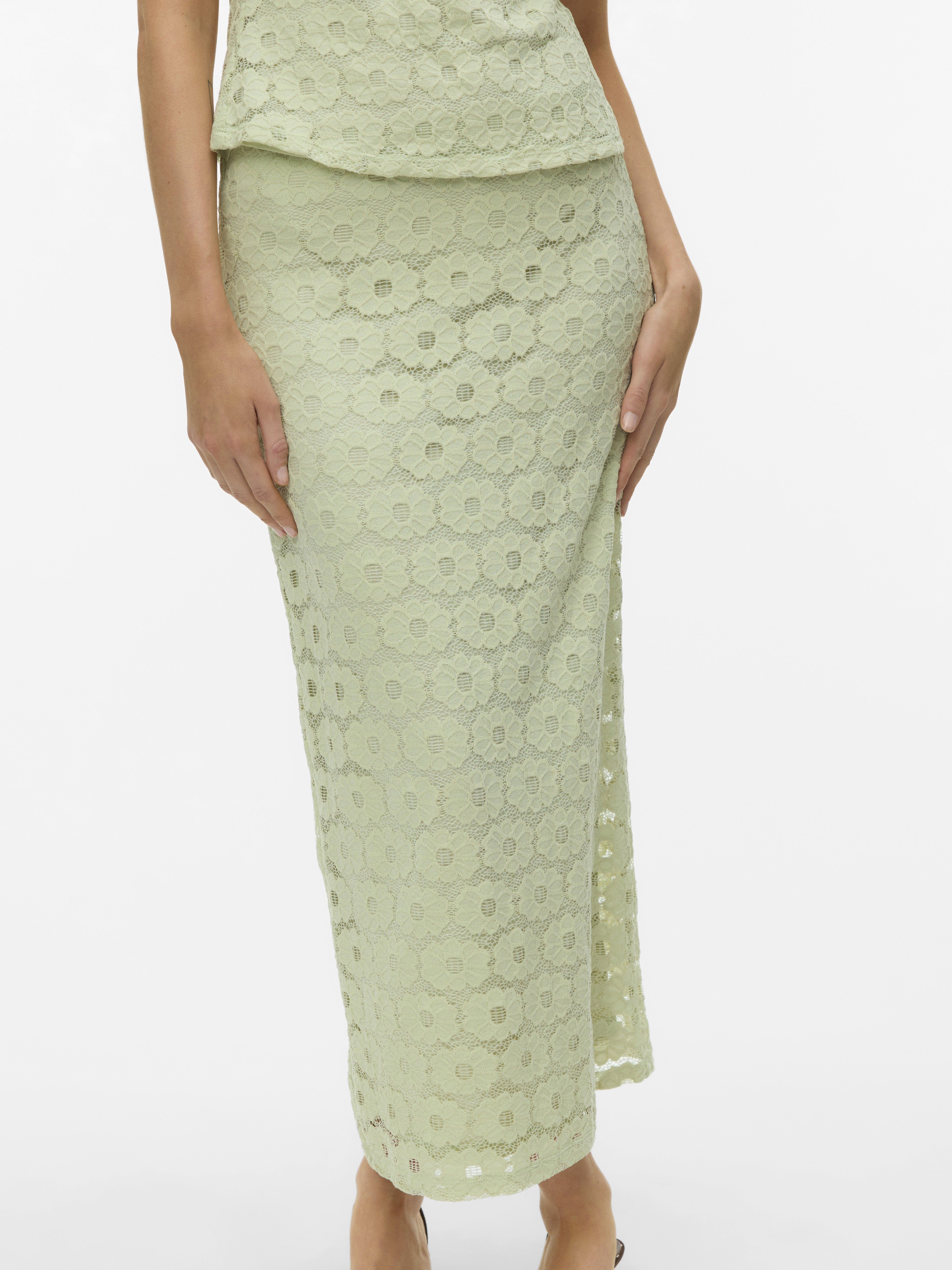 Vero Moda Janelle High Waist Ankle Skirt