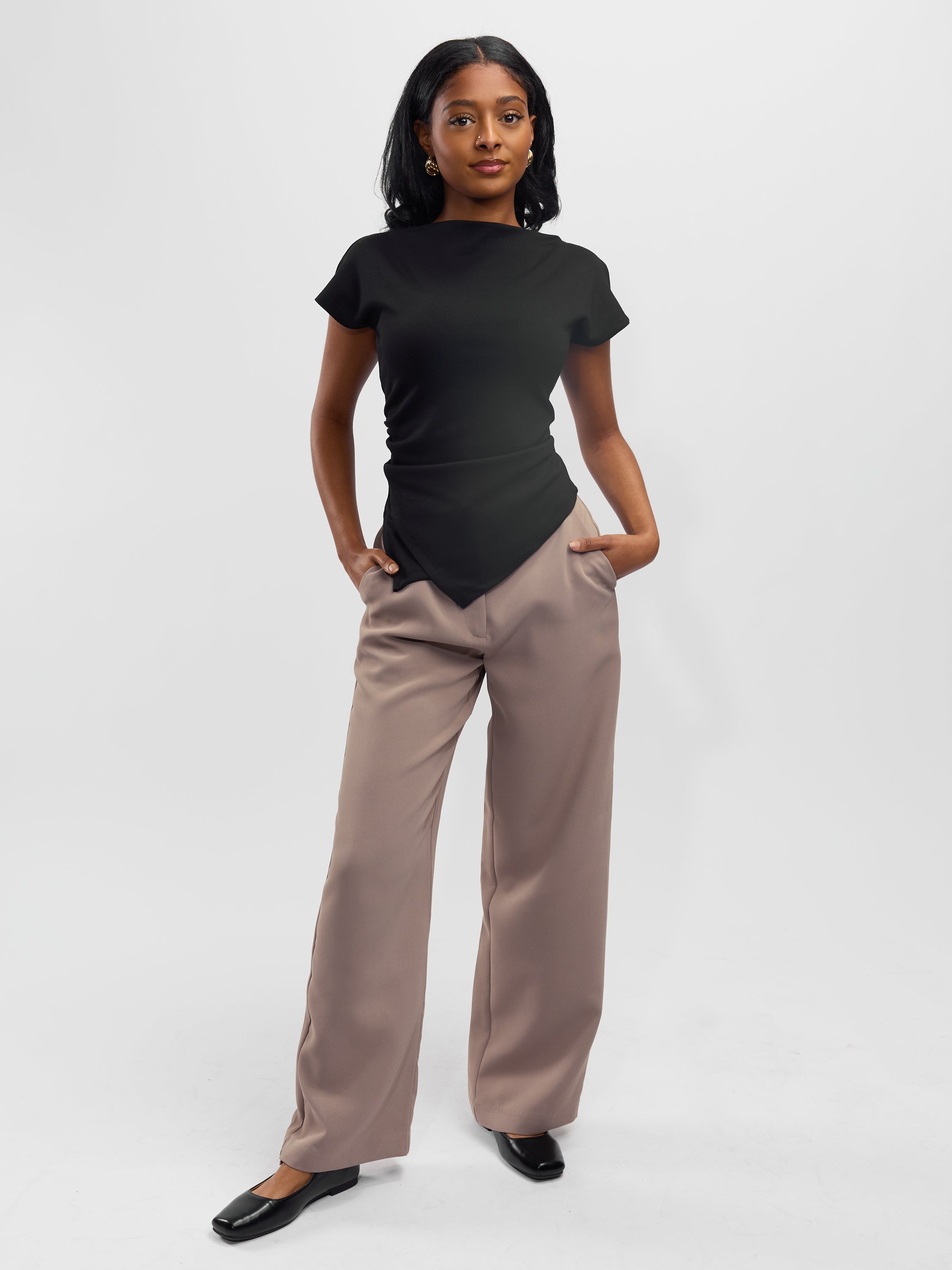 Vero Moda Millie Asymmetrical Detail Top