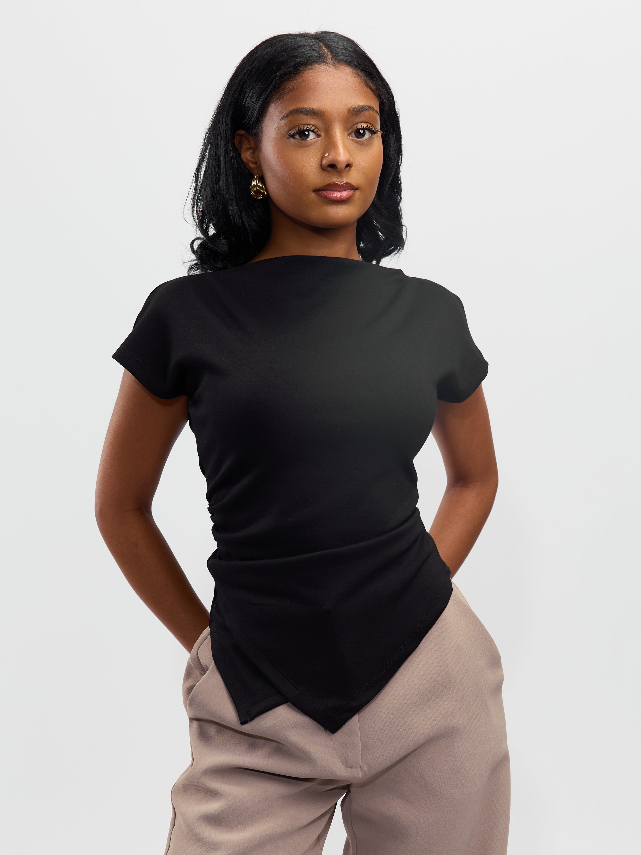 Vero Moda Millie Asymmetrical Detail Top