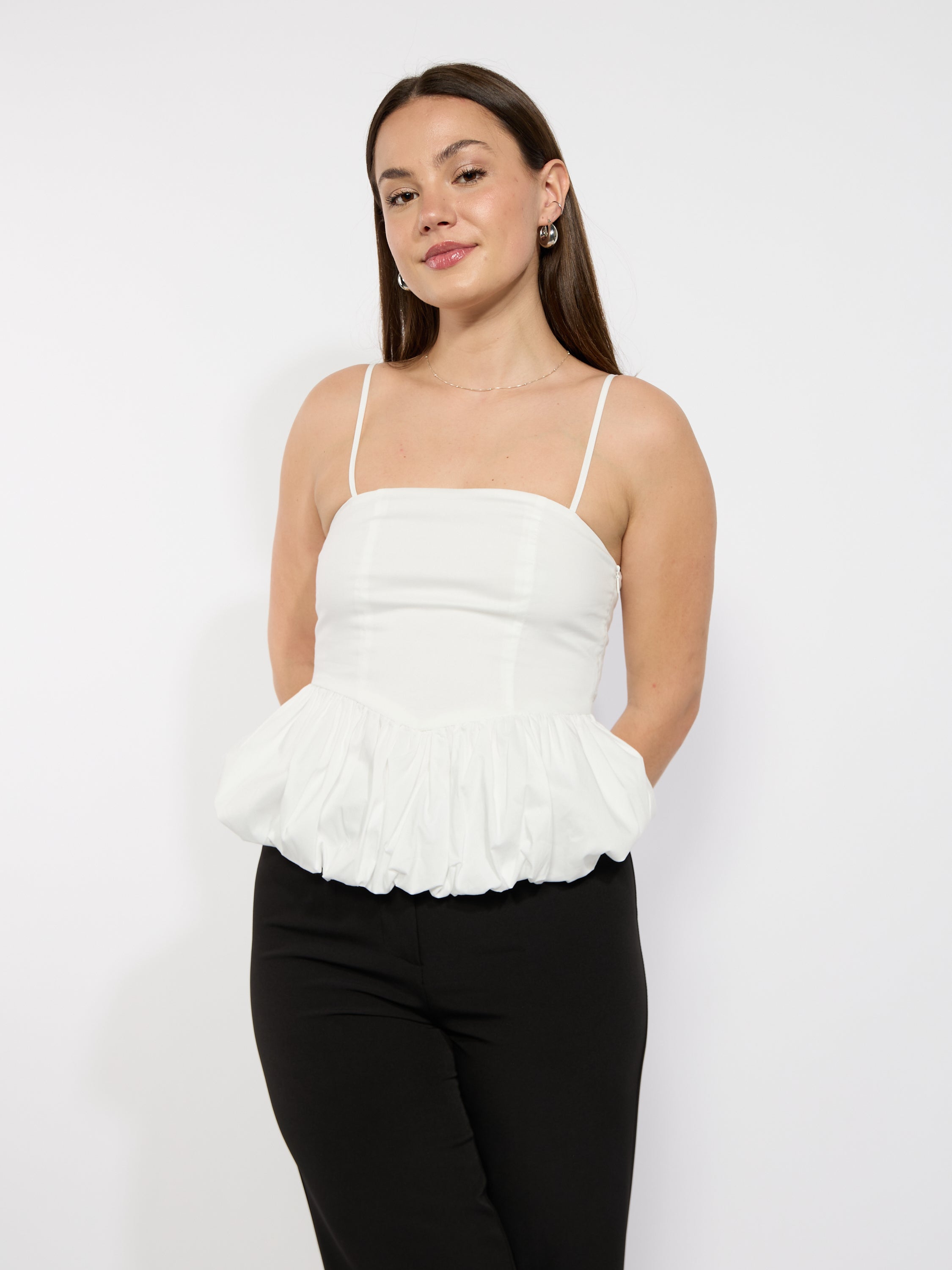 Blakely Poplin Top