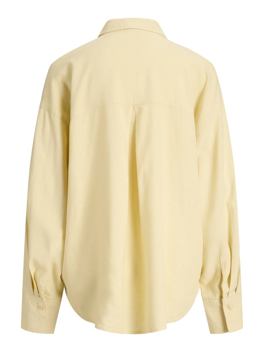 Almira Linen Blend Long Sleeve Shirt