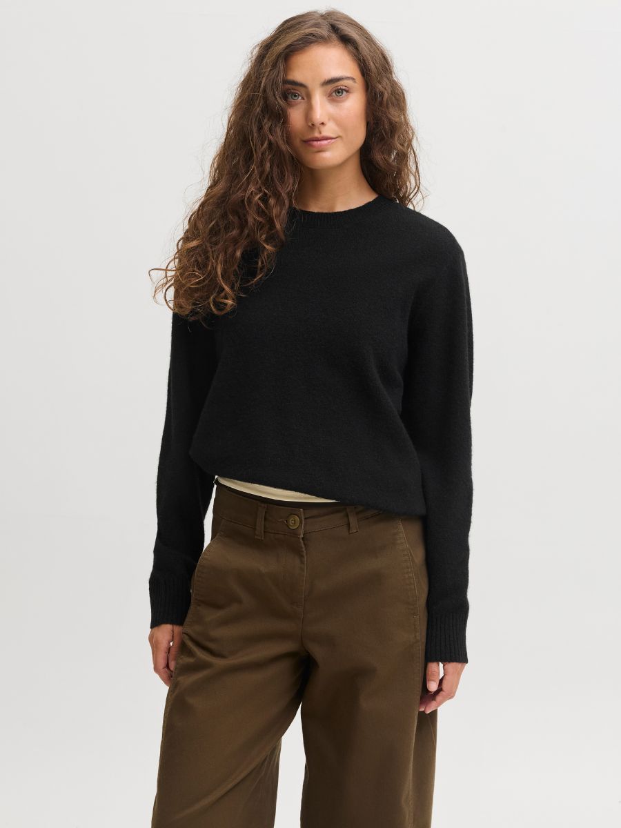 Elba Crew Neck Knit Sweater