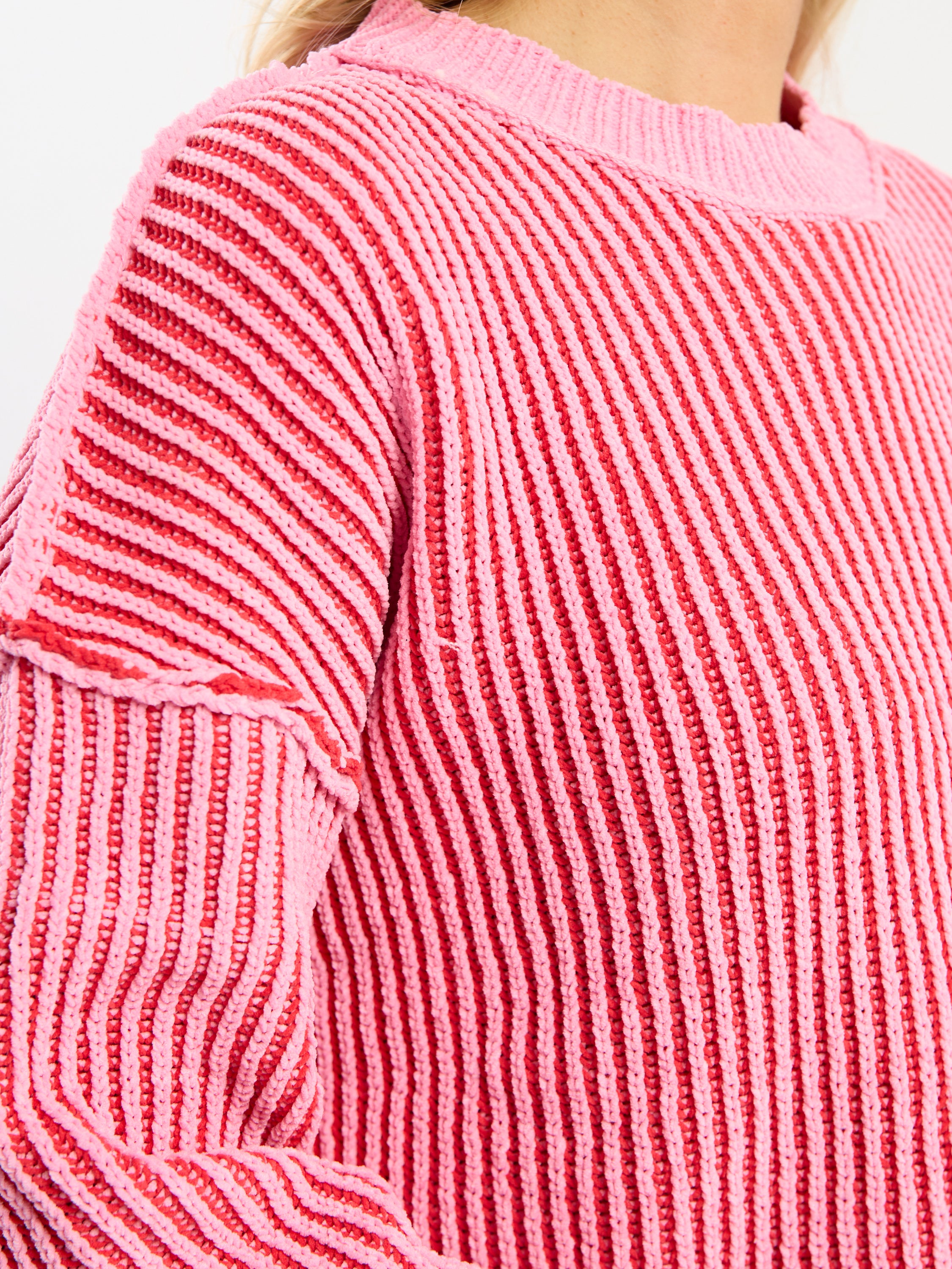 Moxy Striped Crew Sweater
