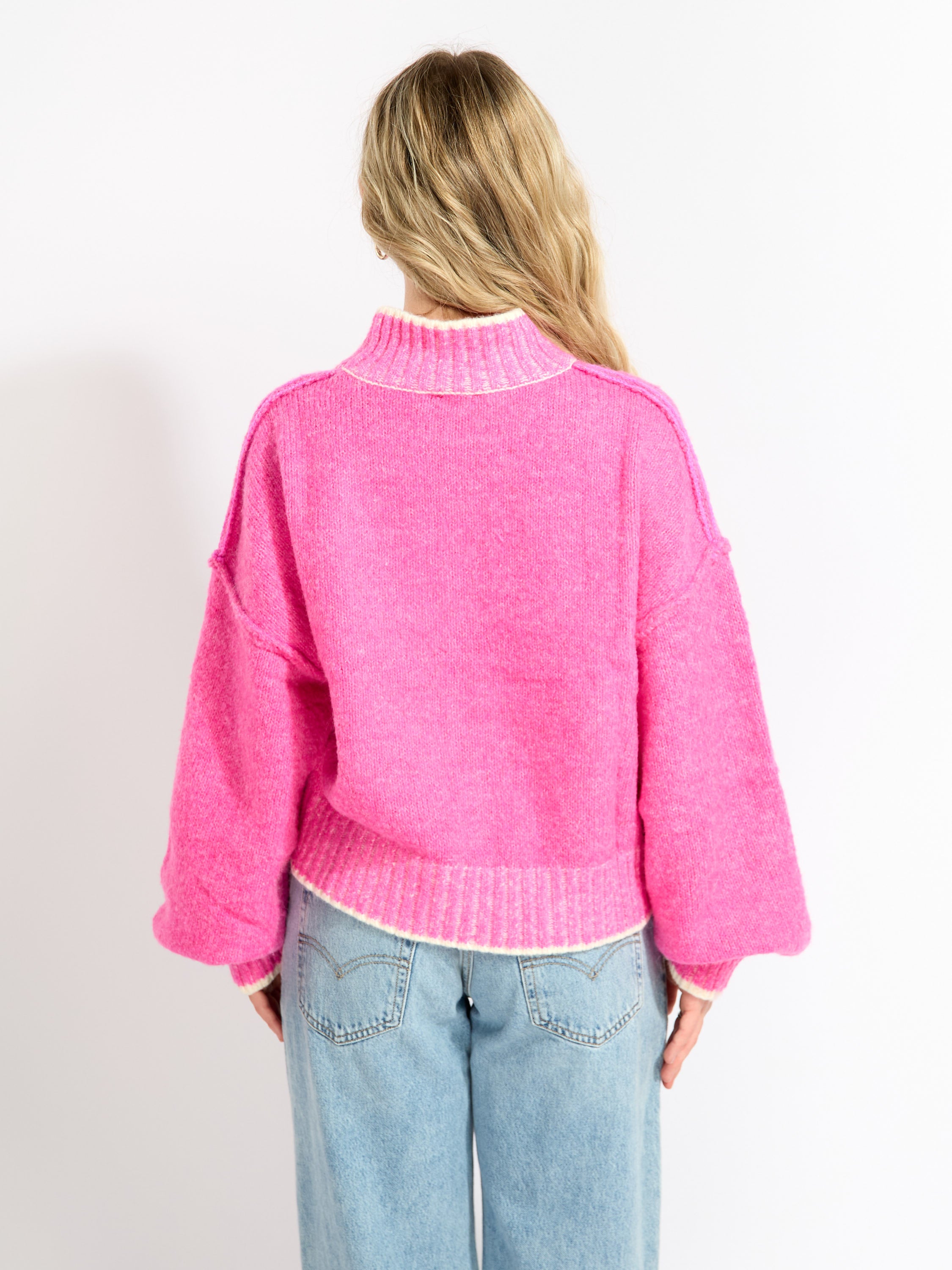 Vivien Mock Neck Top