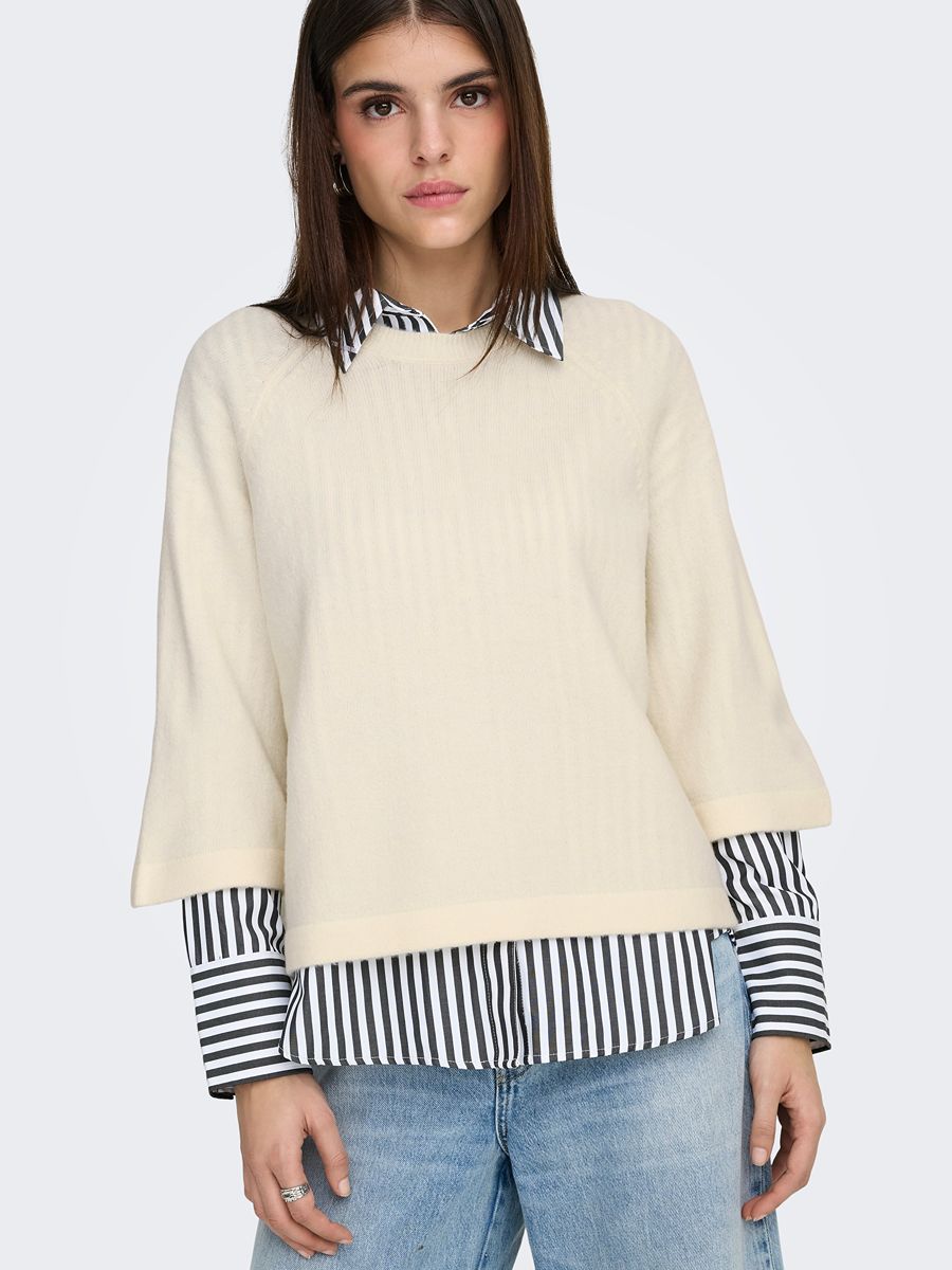 Only Simoni 3/4 Knit Pullover