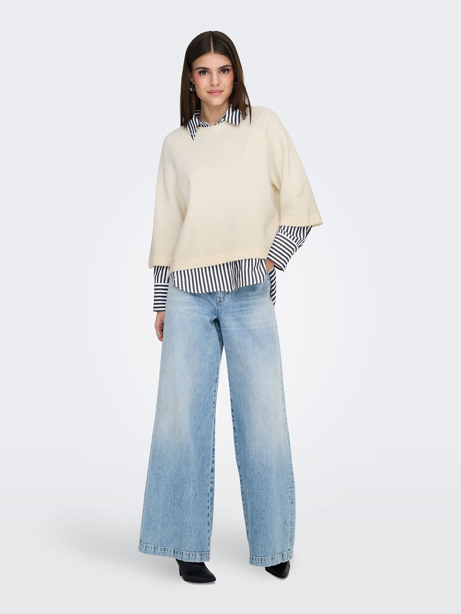 Only Simoni 3/4 Knit Pullover