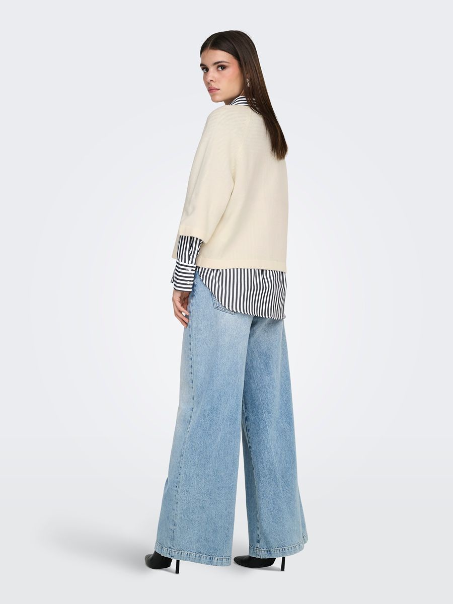 Only Simoni 3/4 Knit Pullover