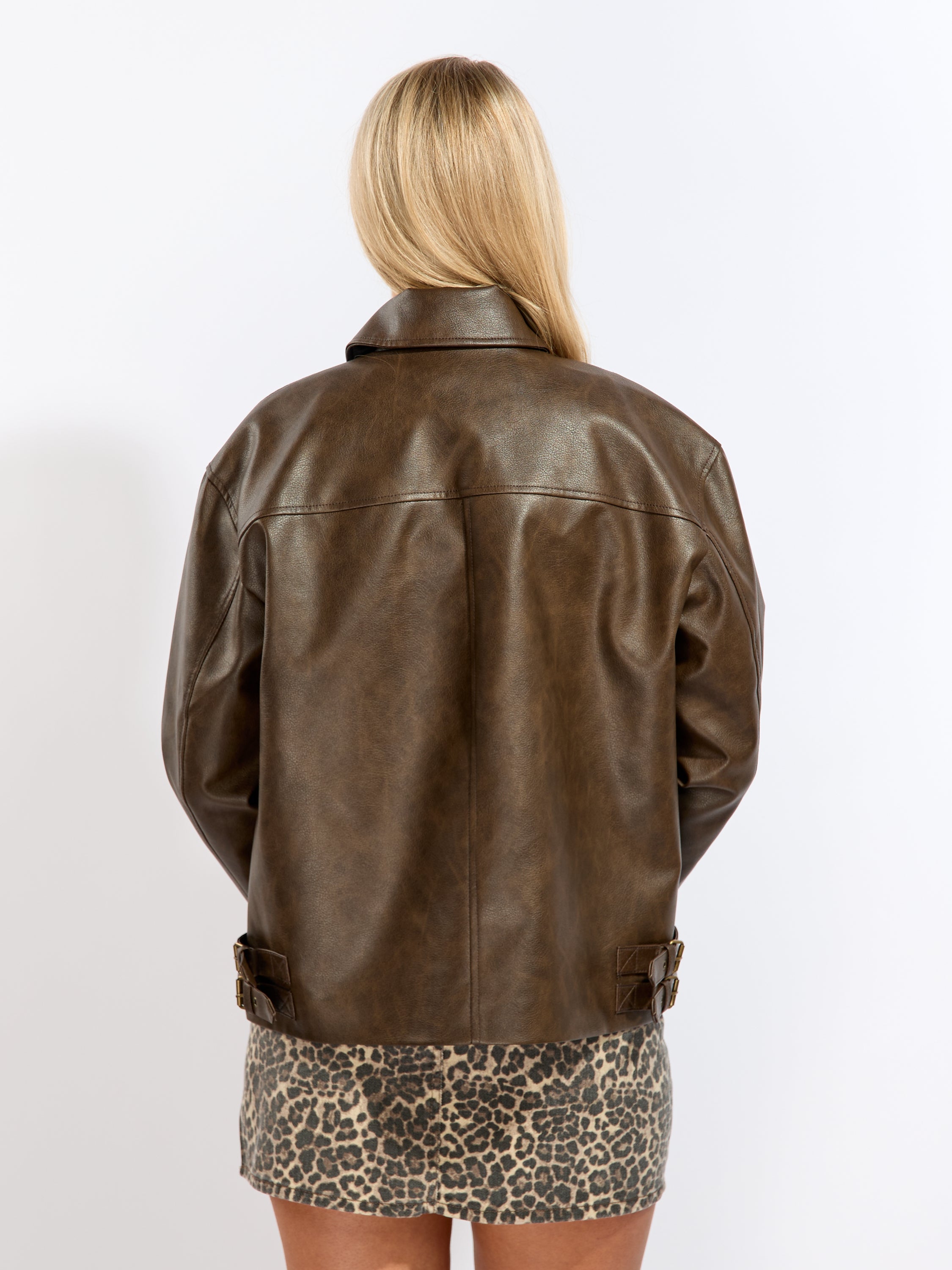 Jasmin Faux Leather Jacket