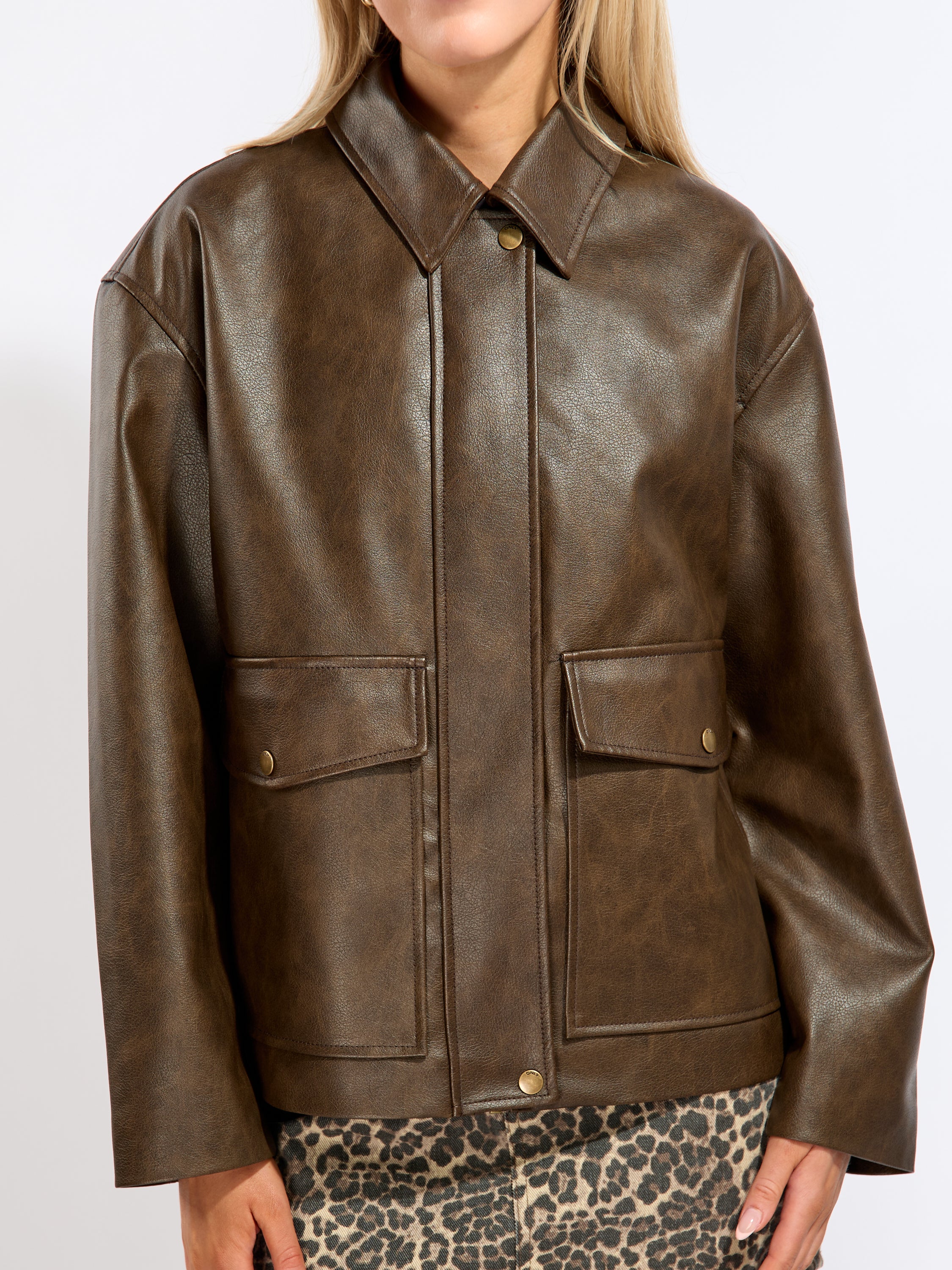 Jasmin Faux Leather Jacket
