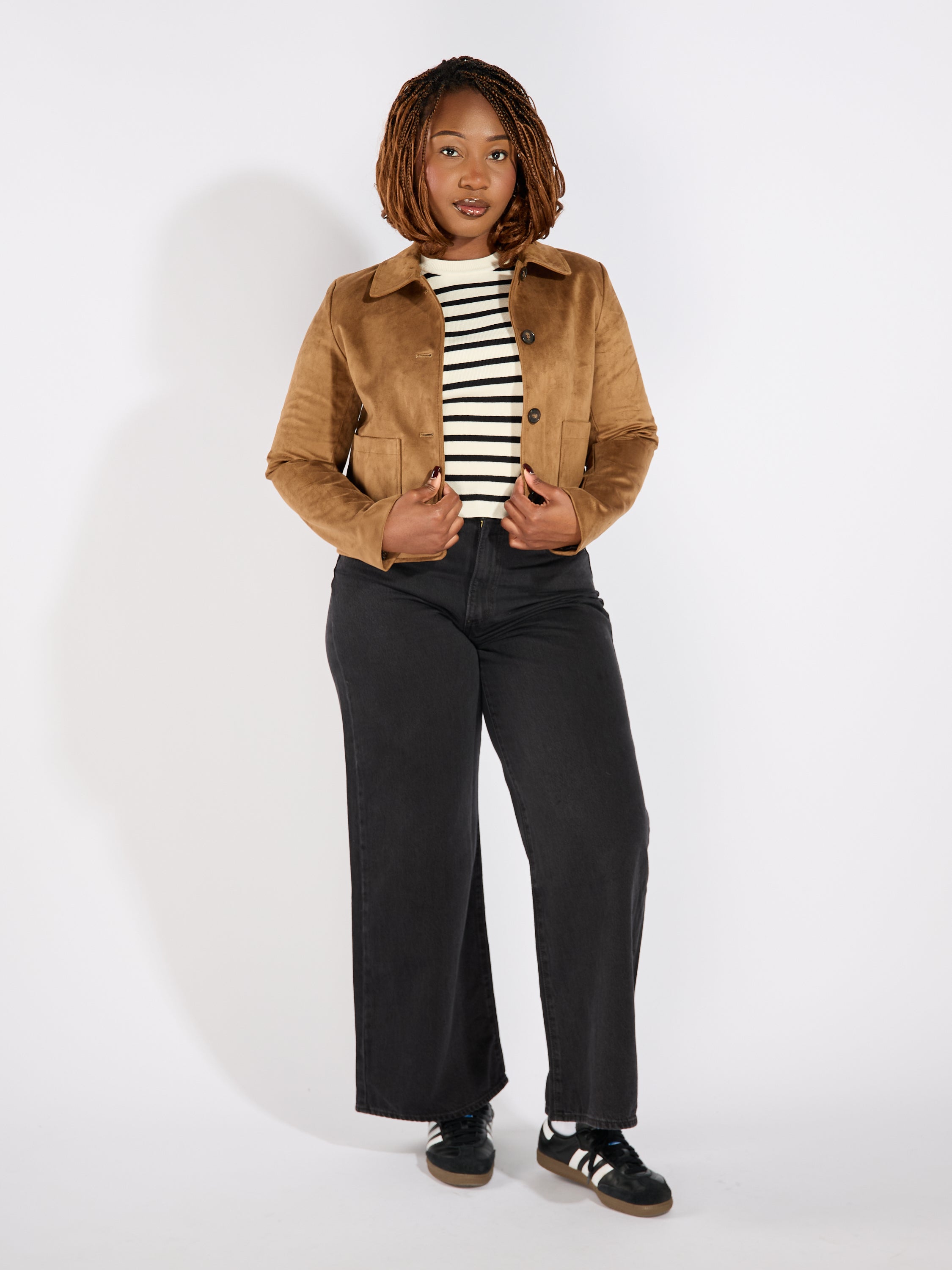 Tulip Life Faux Suede Jacket